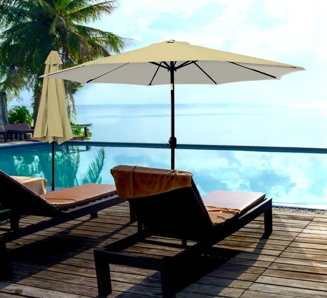 Solid Outdoor Umbrella (8.58Ft Diameter) 1