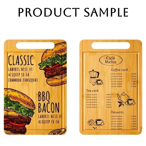Bamboo Cutting Board Set with Handles 6