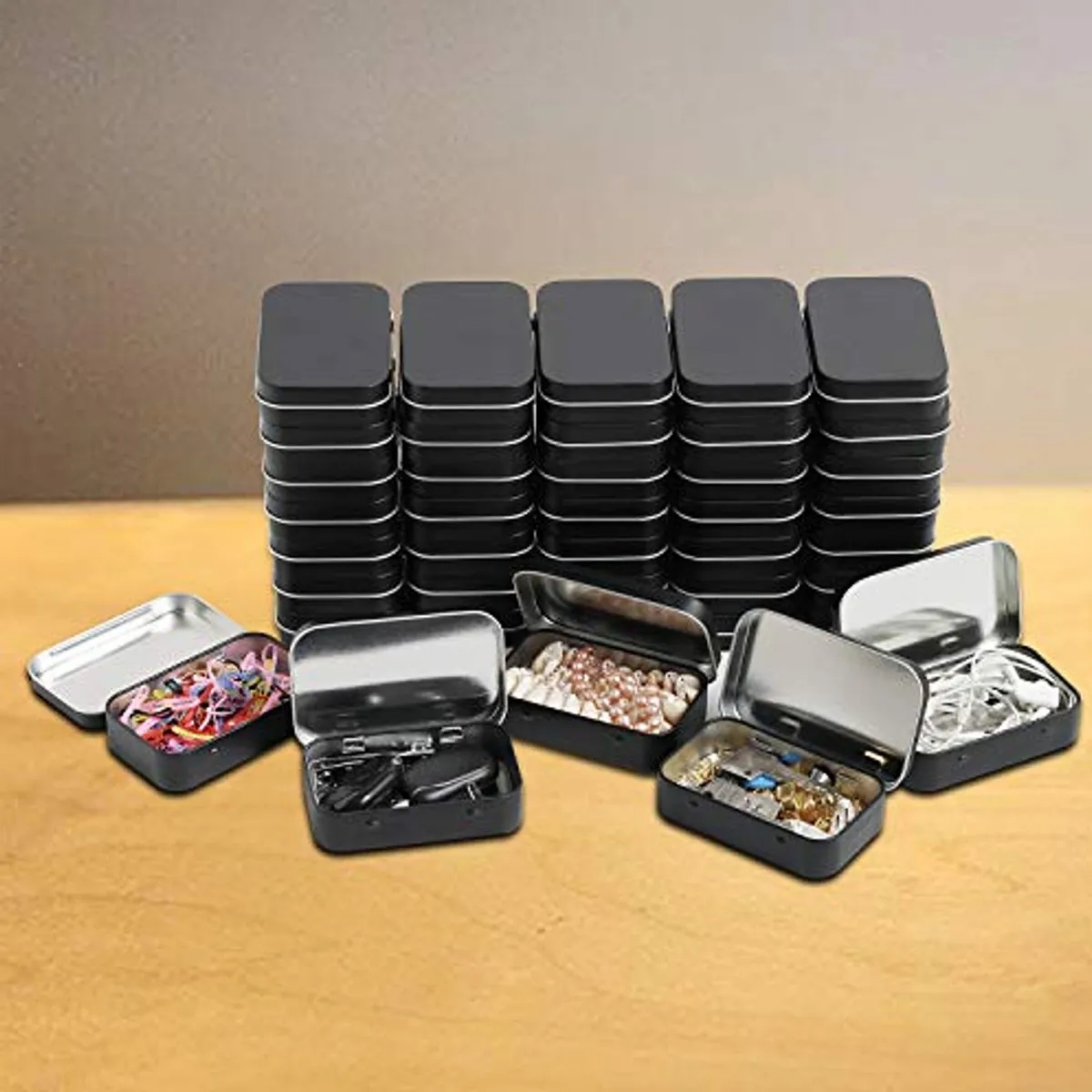 Small Portable Metal Mini Rectangular Box 7