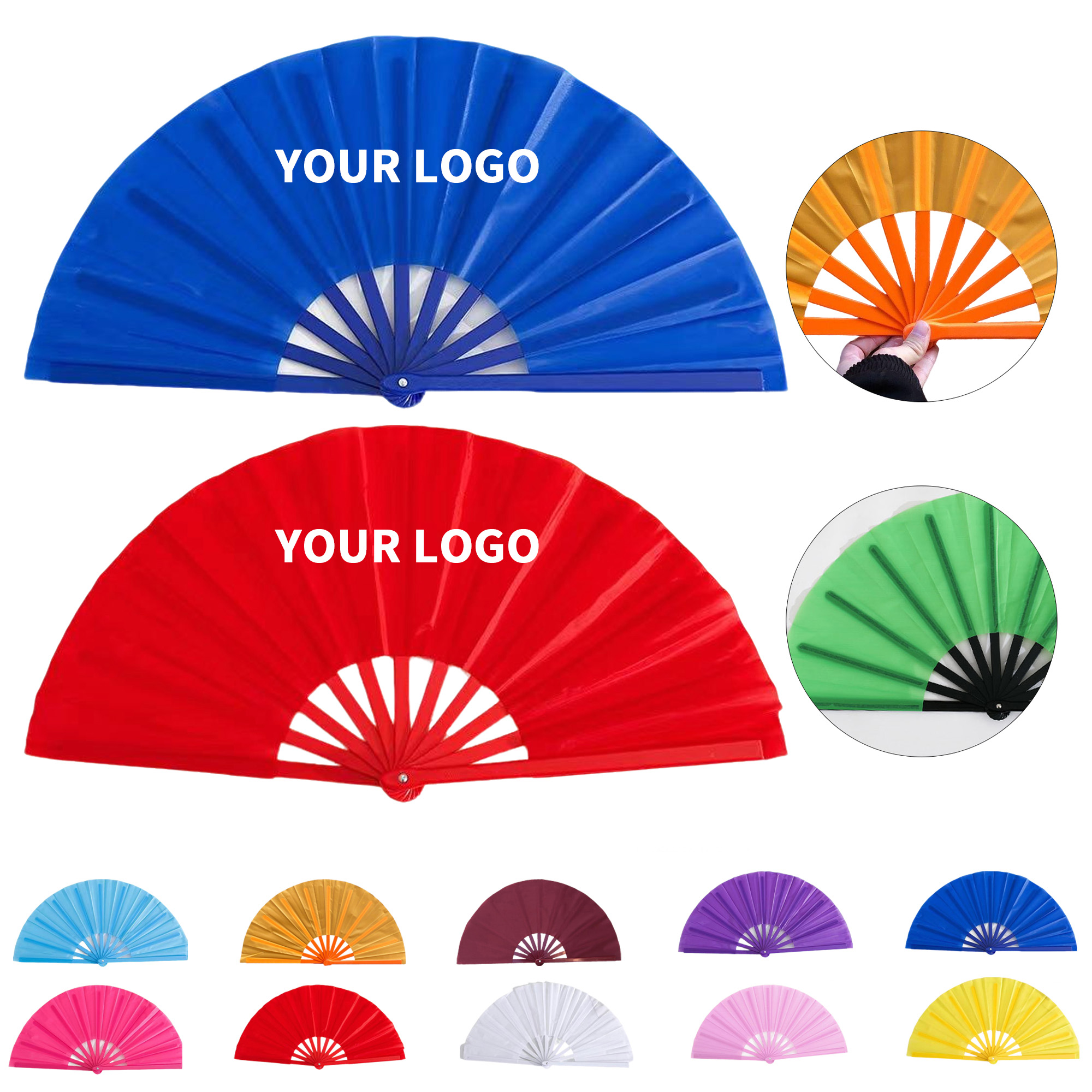 Foldable Oxford Blade Personal Hand Fan 9