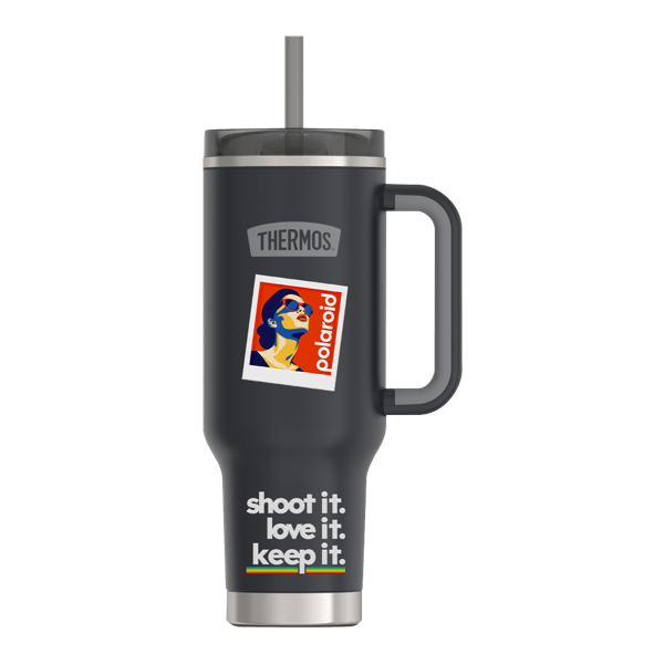 Thermos 40oz Stainless Steel Cup Holder Mug 28