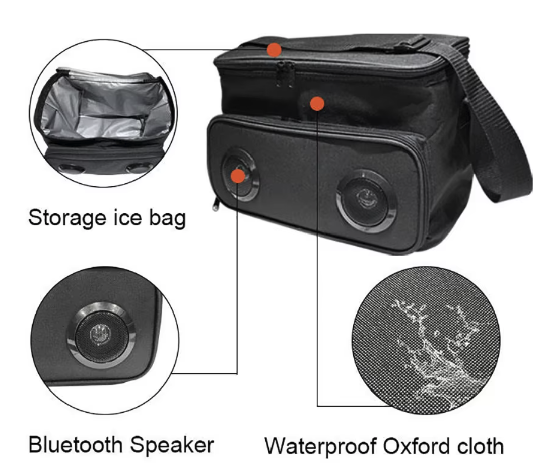 Waterproof Cooler Outdoor Picnic Bag with Audio Equipment 3