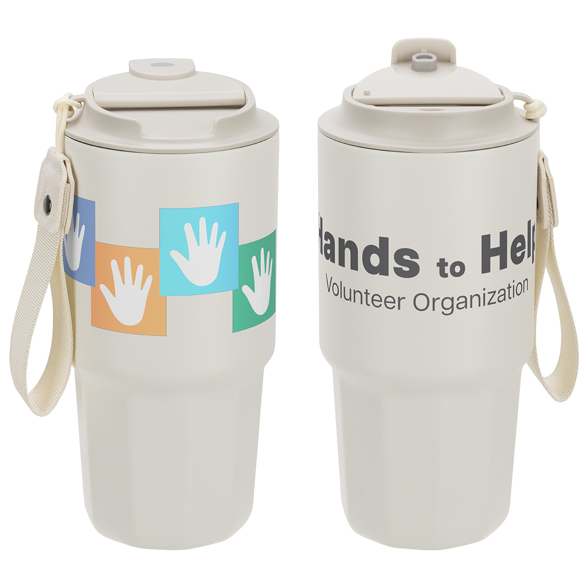 SENSO® Dash 21 oz Vacuum Insulated Stainless Steel Tumbler with Hand Strap 4