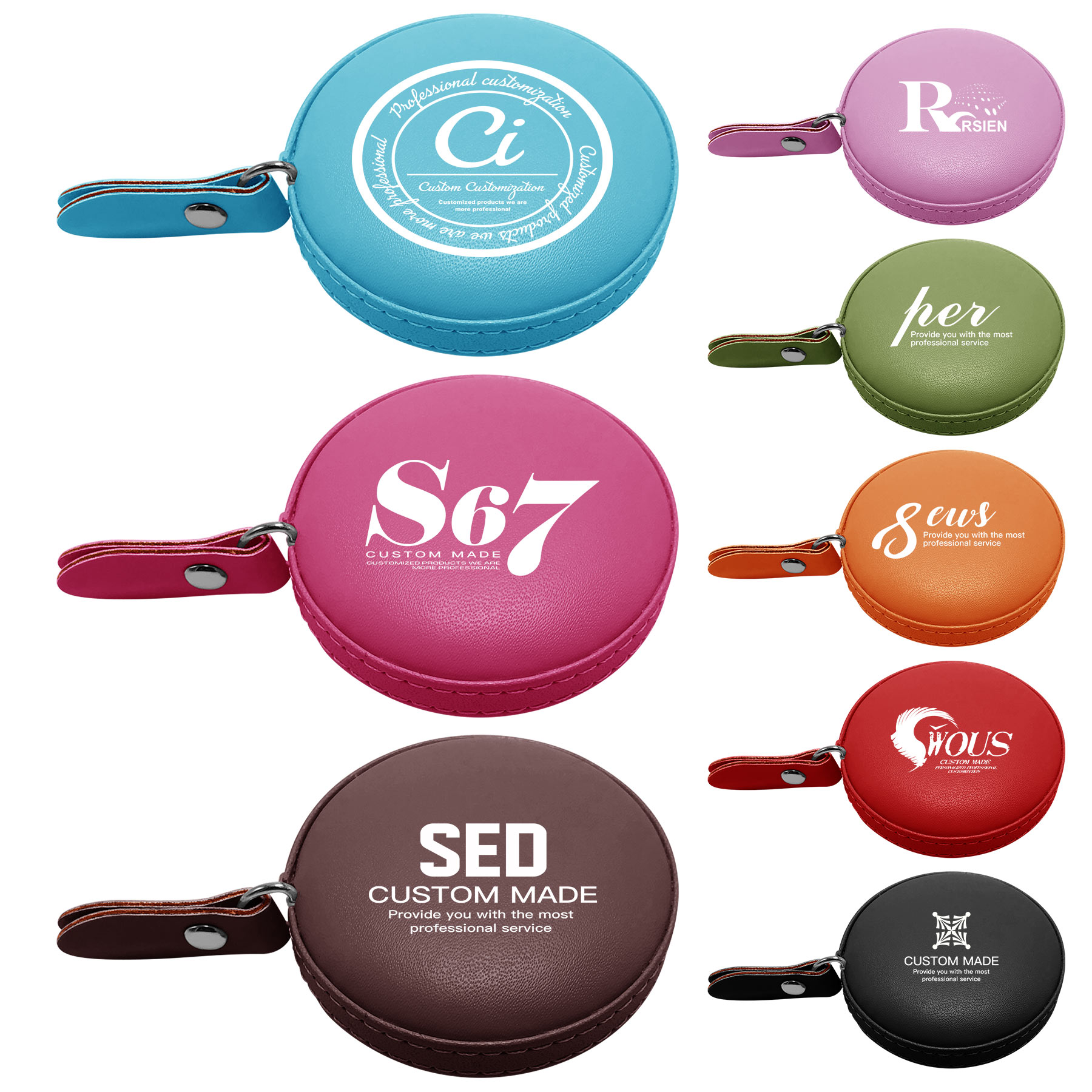 PU Leather Mini Tape Measure 2