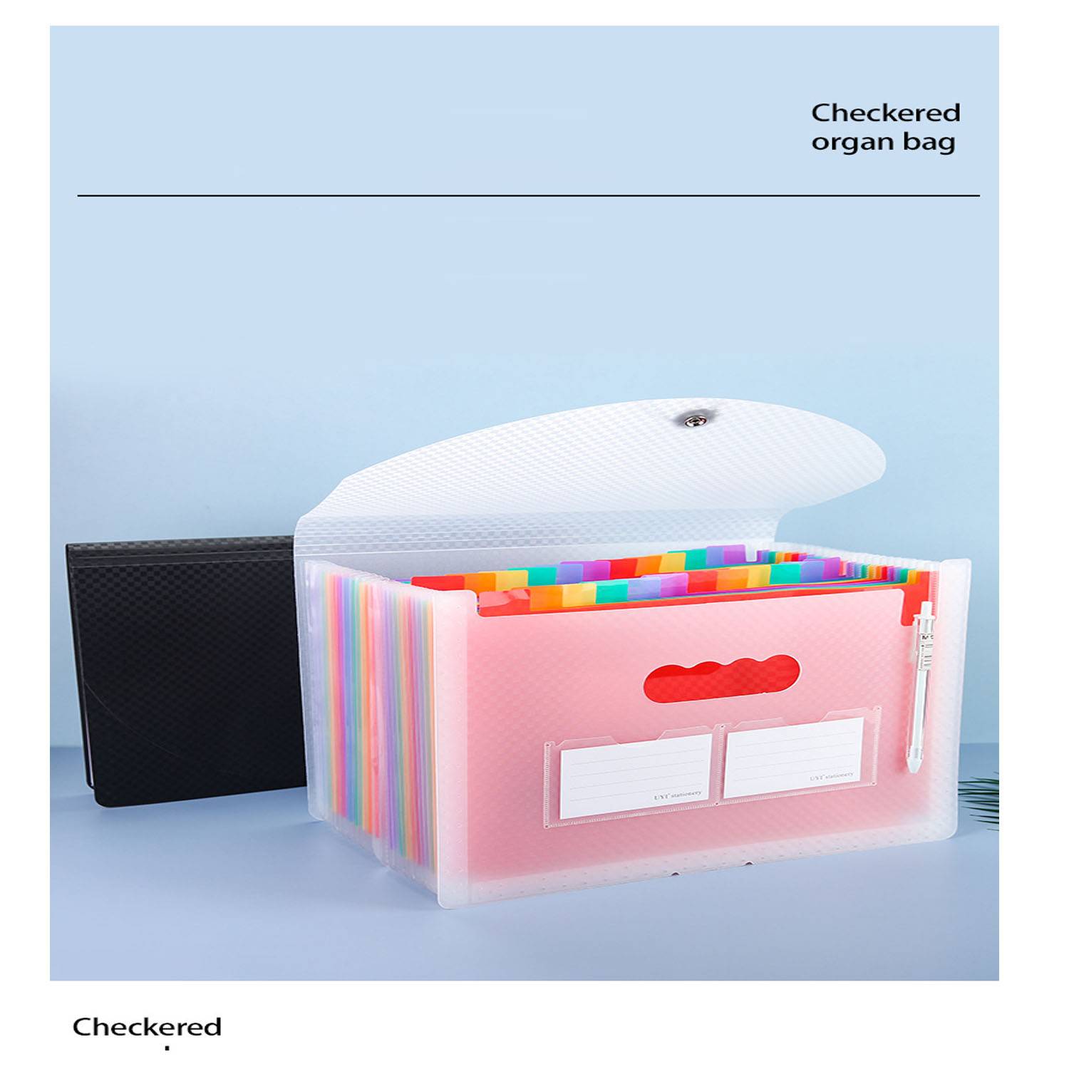 Handheld Small Accordion File Folder 4