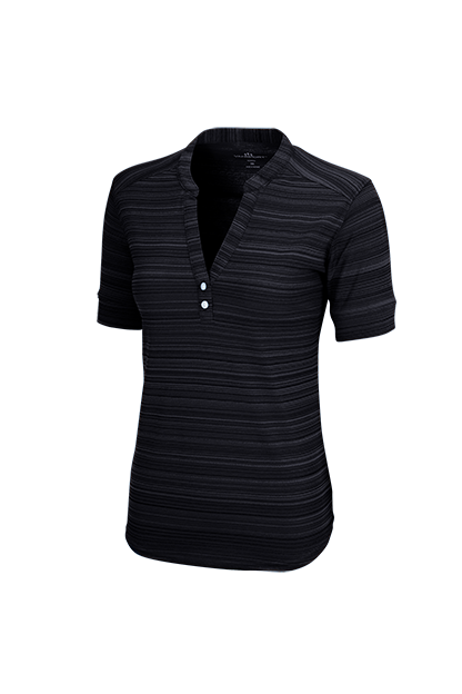 Women's Vansport Strata Textured Henley 3