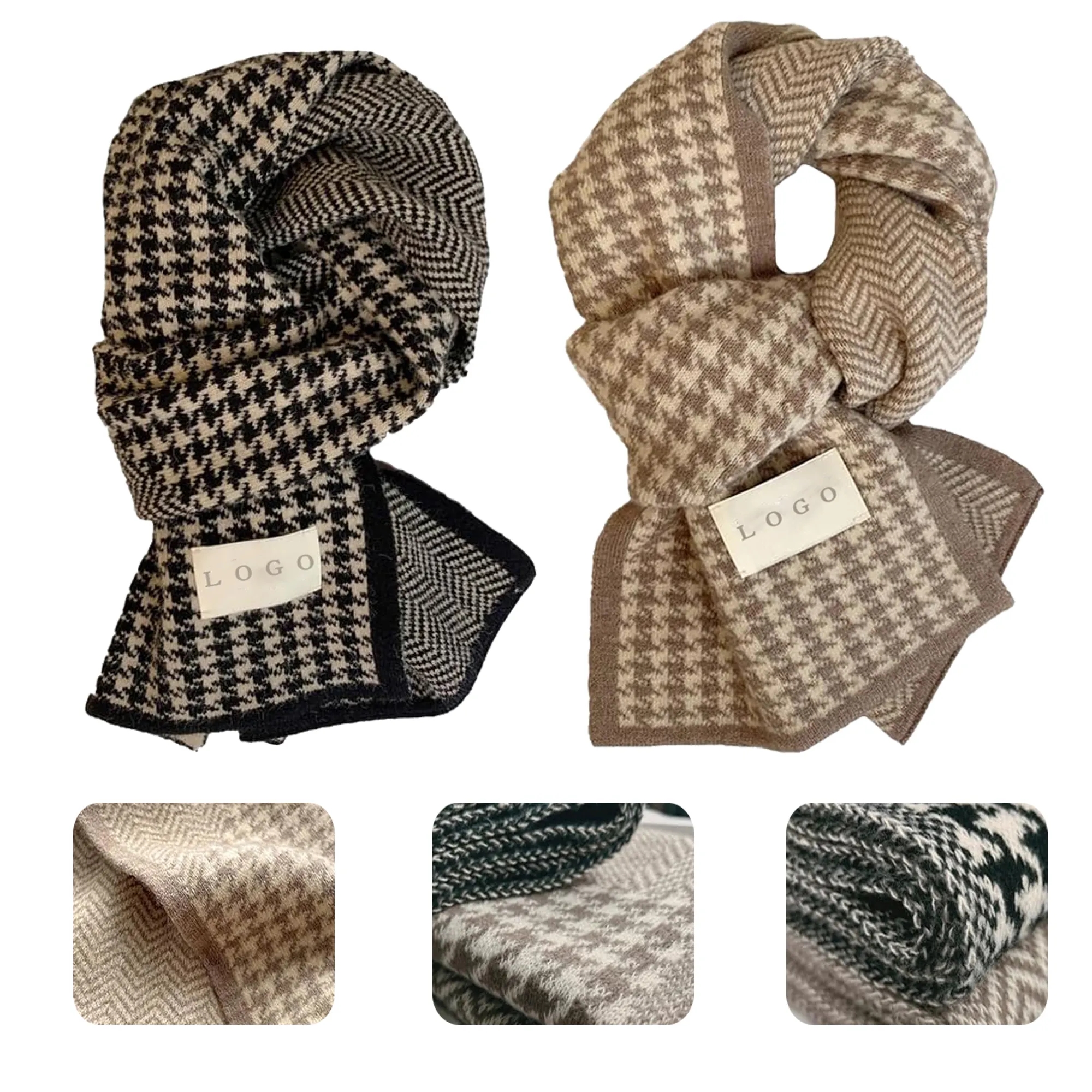 Plaid Double-sided Scarf 2