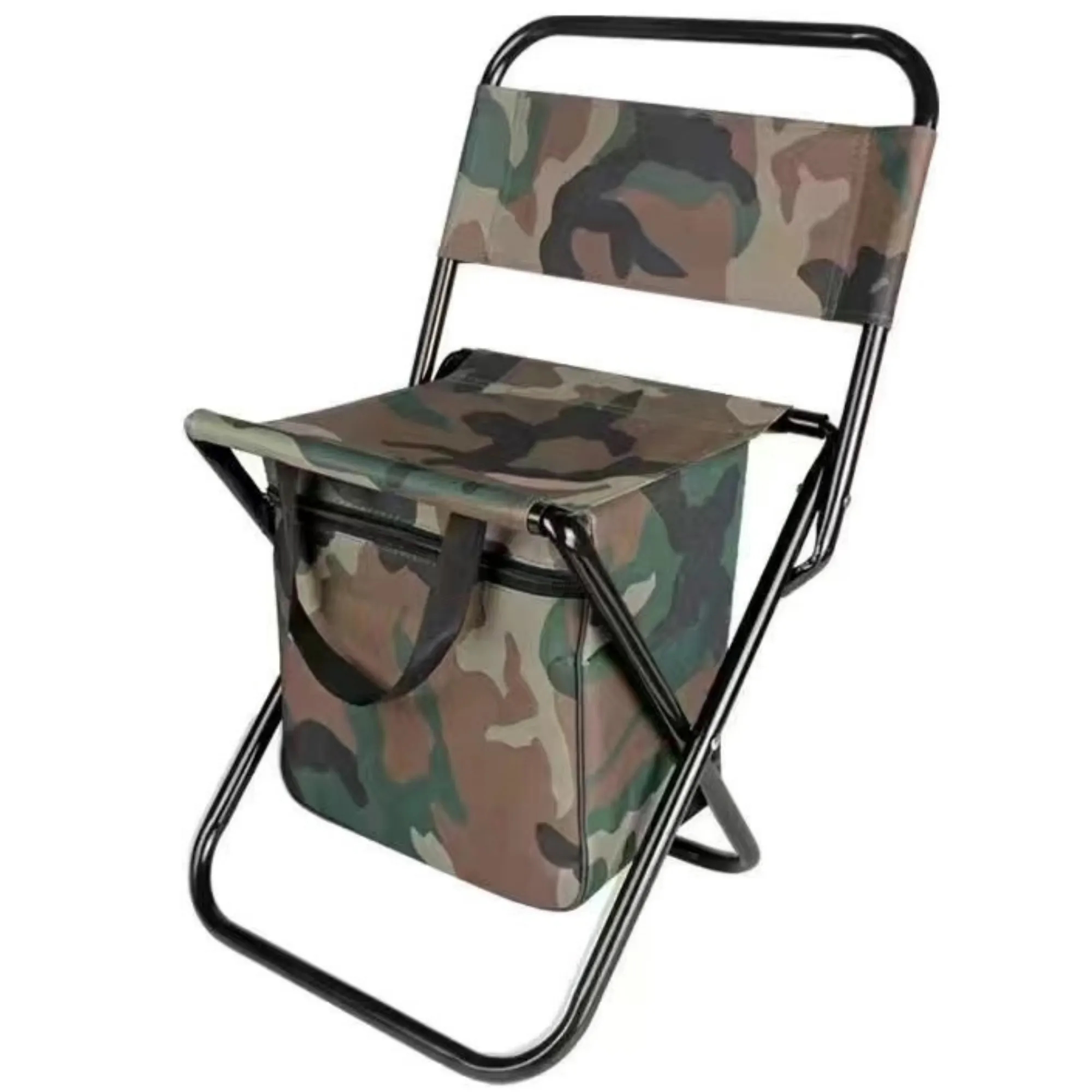 Portable Outdoor Folding Chair with Cooler Bag 2