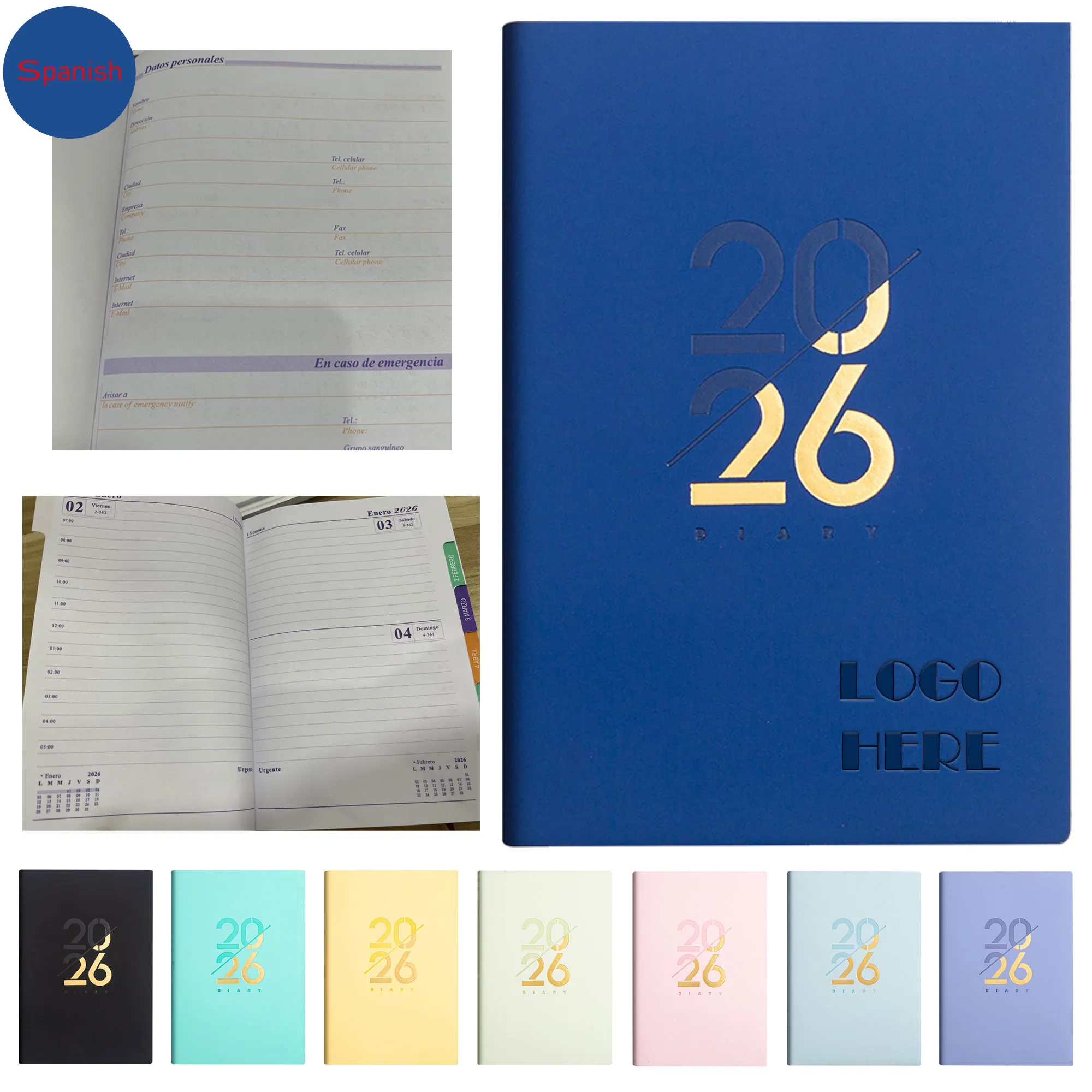 Soft Cover 2026 Spanish Productivity Planner 1