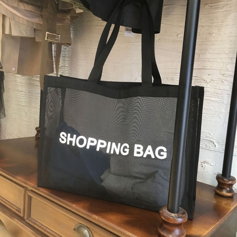 Foldable Mesh Bench Tote Bag 4