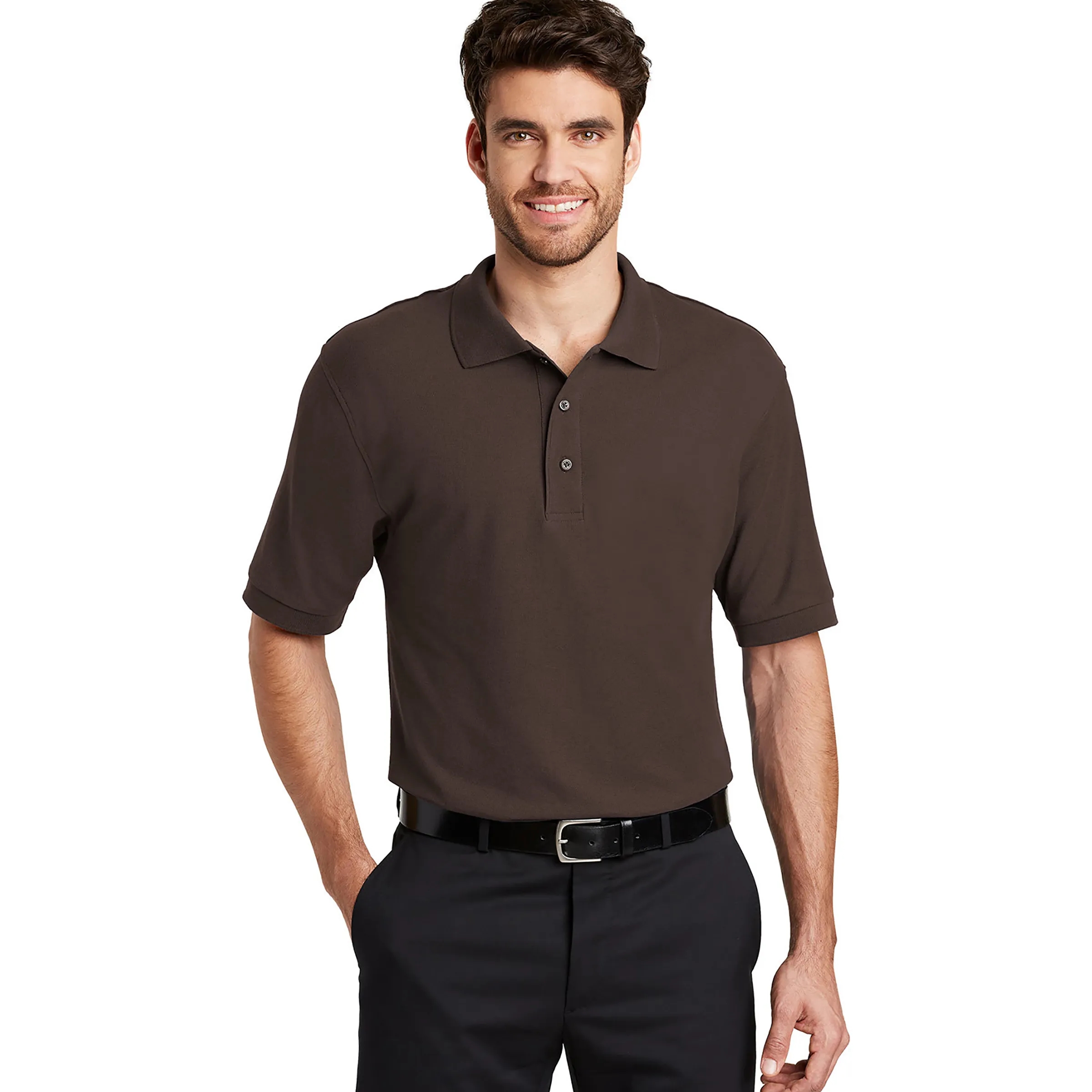 PORT AUTHORITY(R) SILK TOUCH(TM) POLO 25