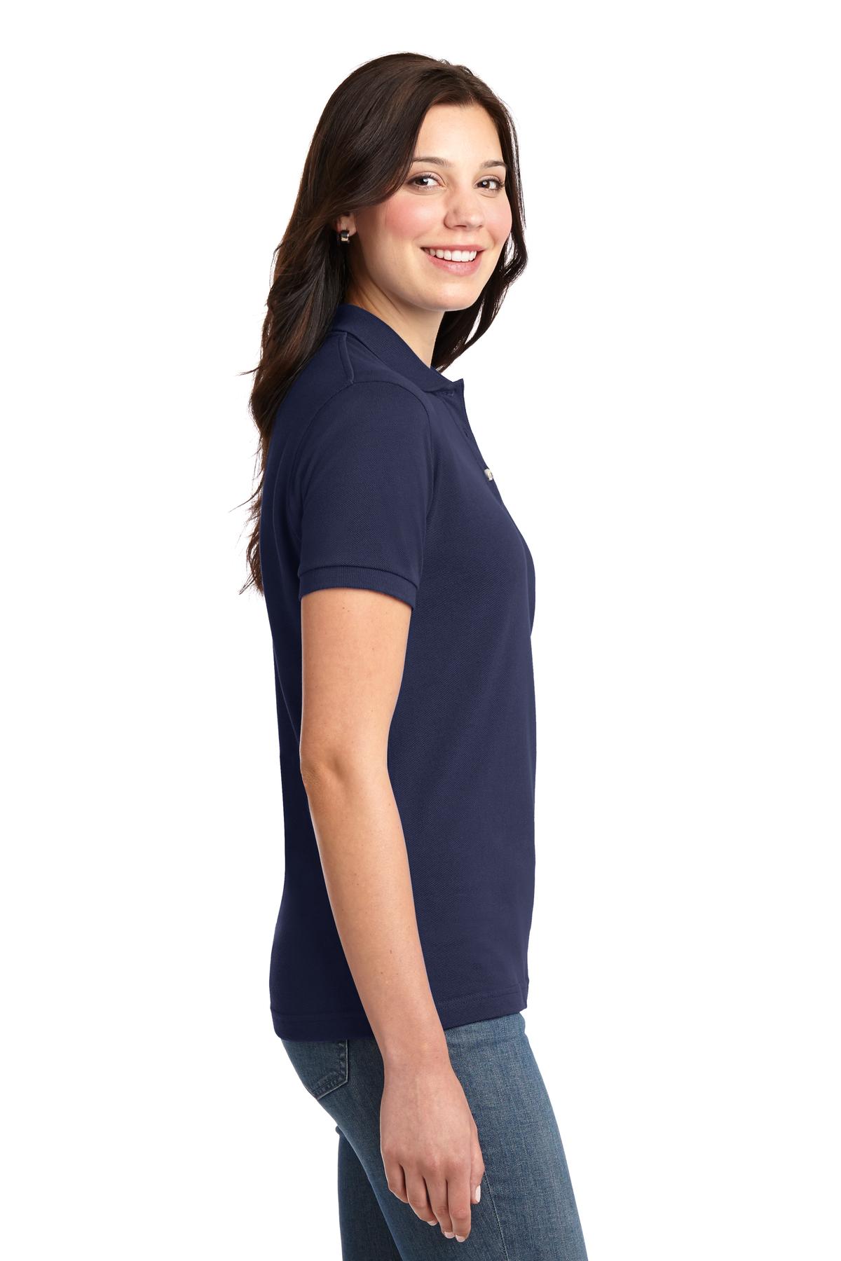Port Authority Women's Heavyweight Cotton Pique Polo. L420 1