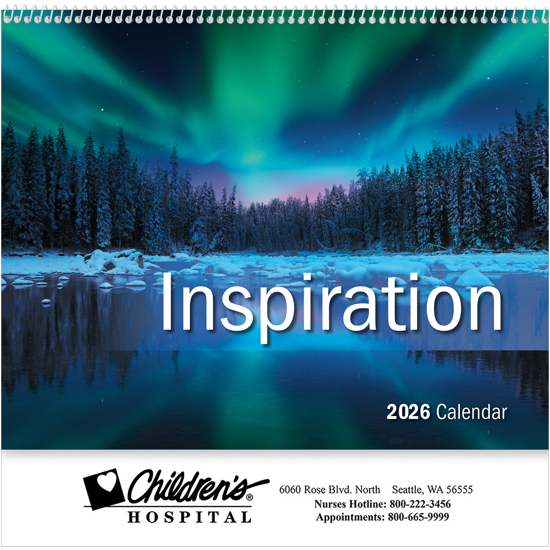 lnspiration Wall Calendar: 2027 Spiral Bound 2