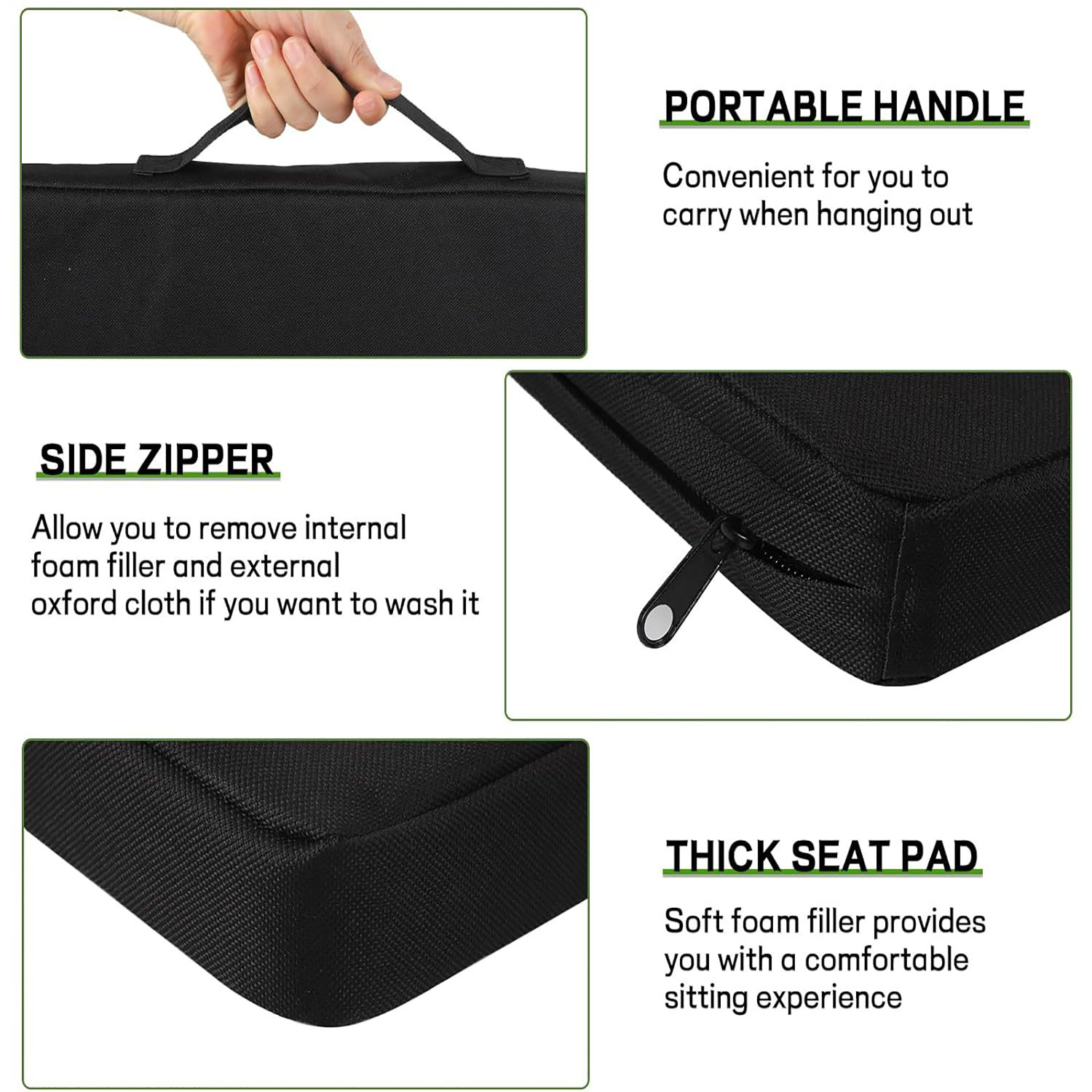 Portable Outdoor Seat Cushion 2