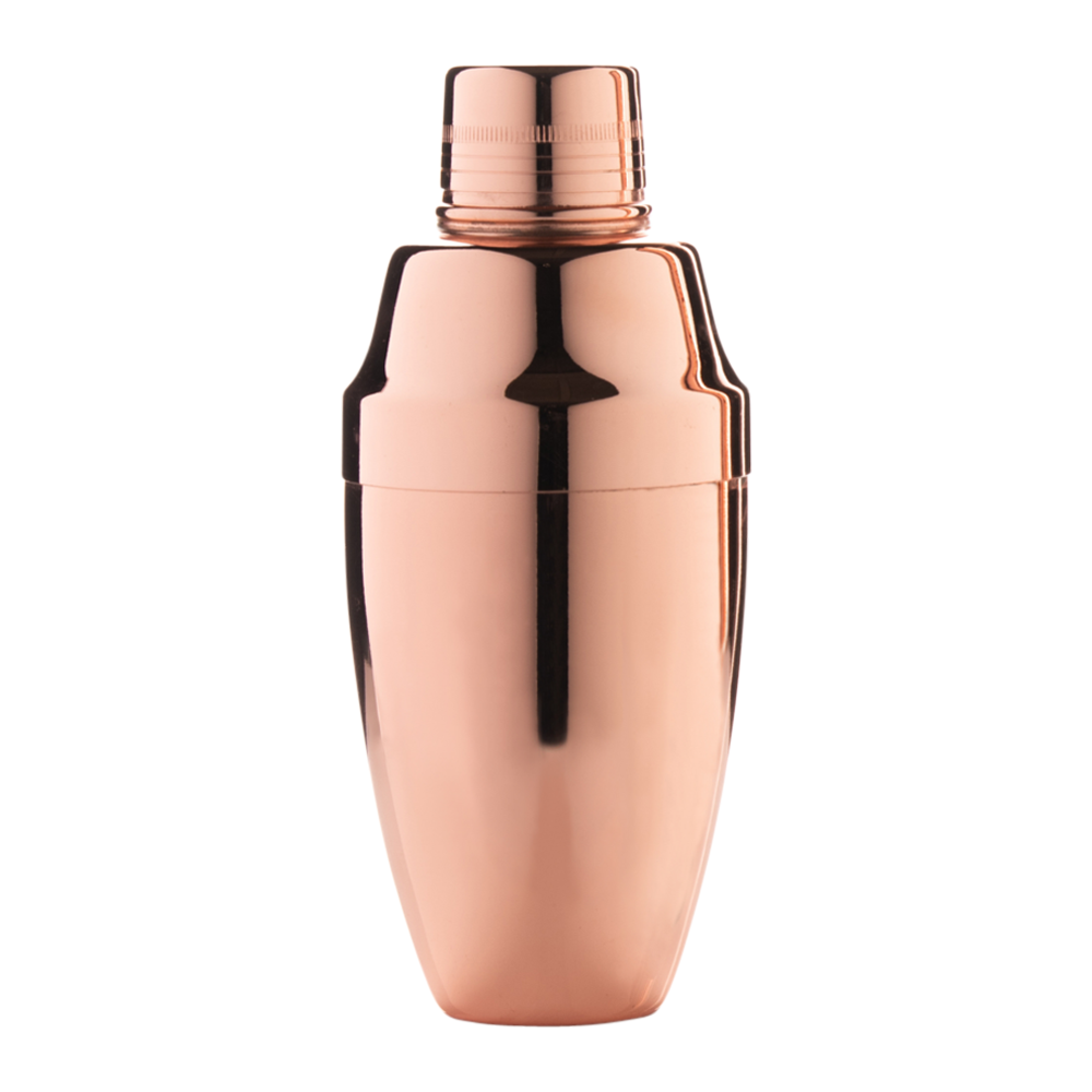 Stainless Steel Cobbler Cocktail Shaker (3-Piece) 6