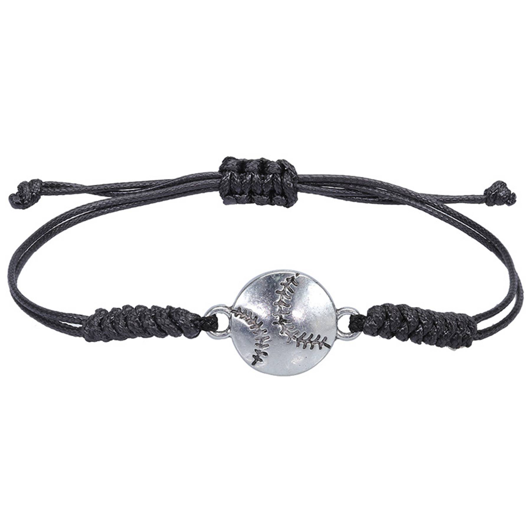 Nickel Braided soccer alloy bracelet 6
