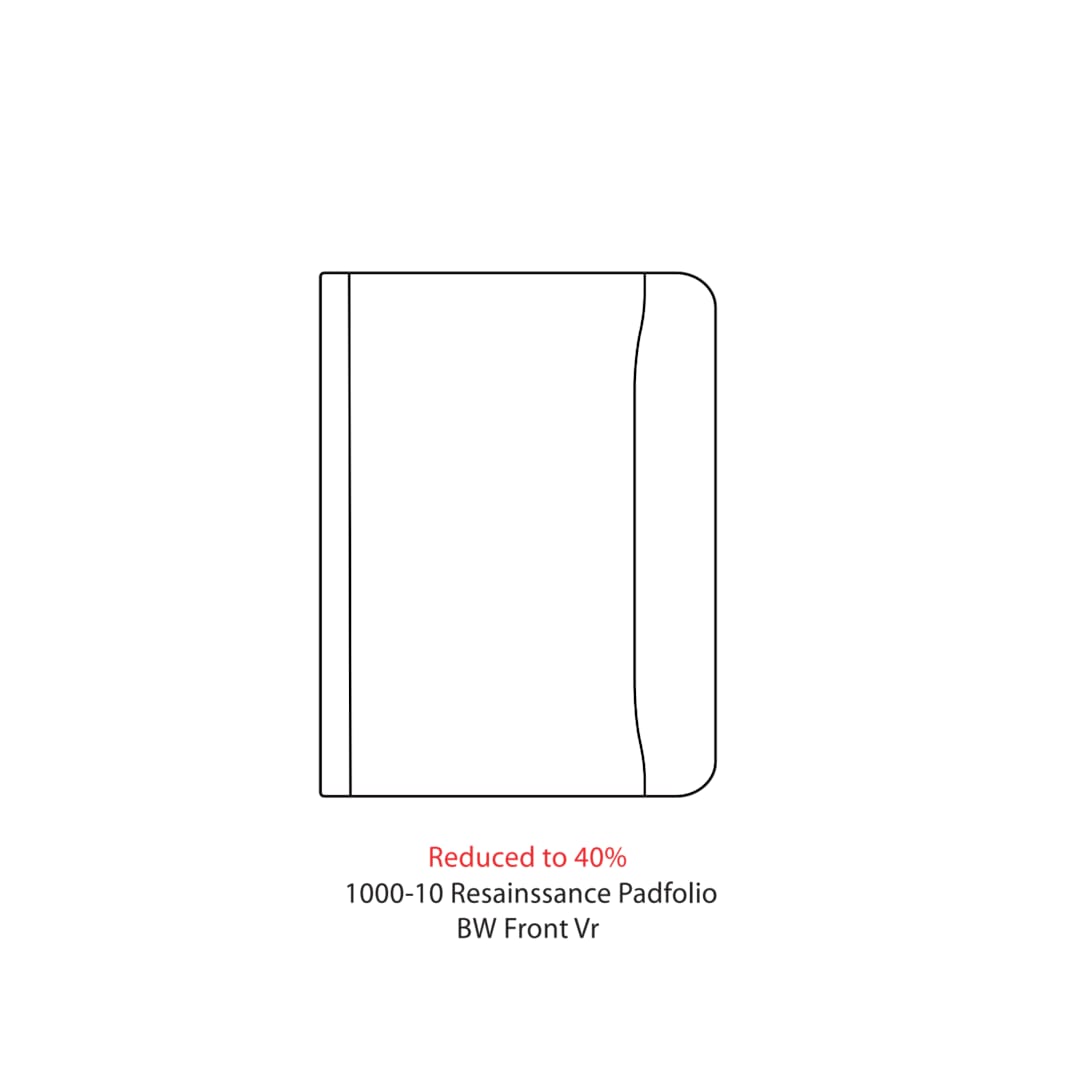 FSC® Mix Renaissance Zippered Padfolio 15