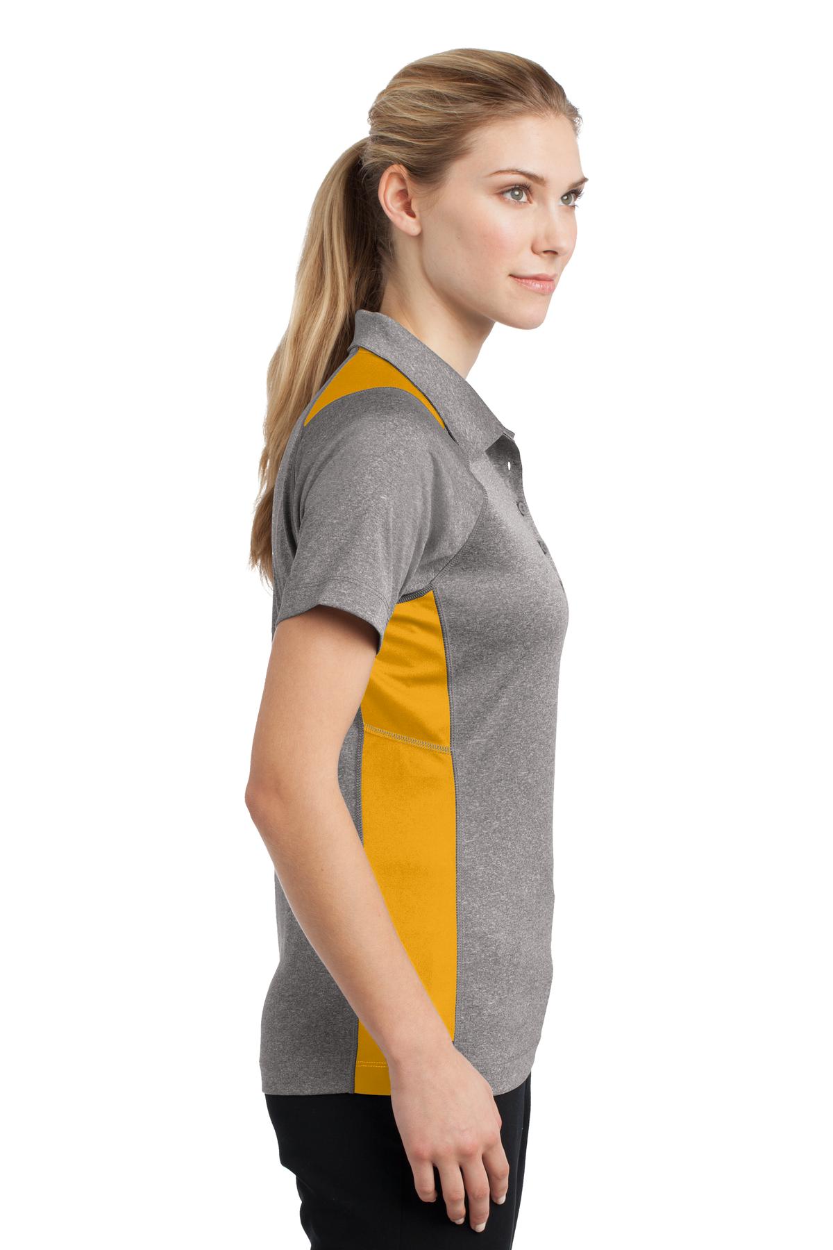 Sport-Tek® Women's Heather Colorblock Contender Polo 68