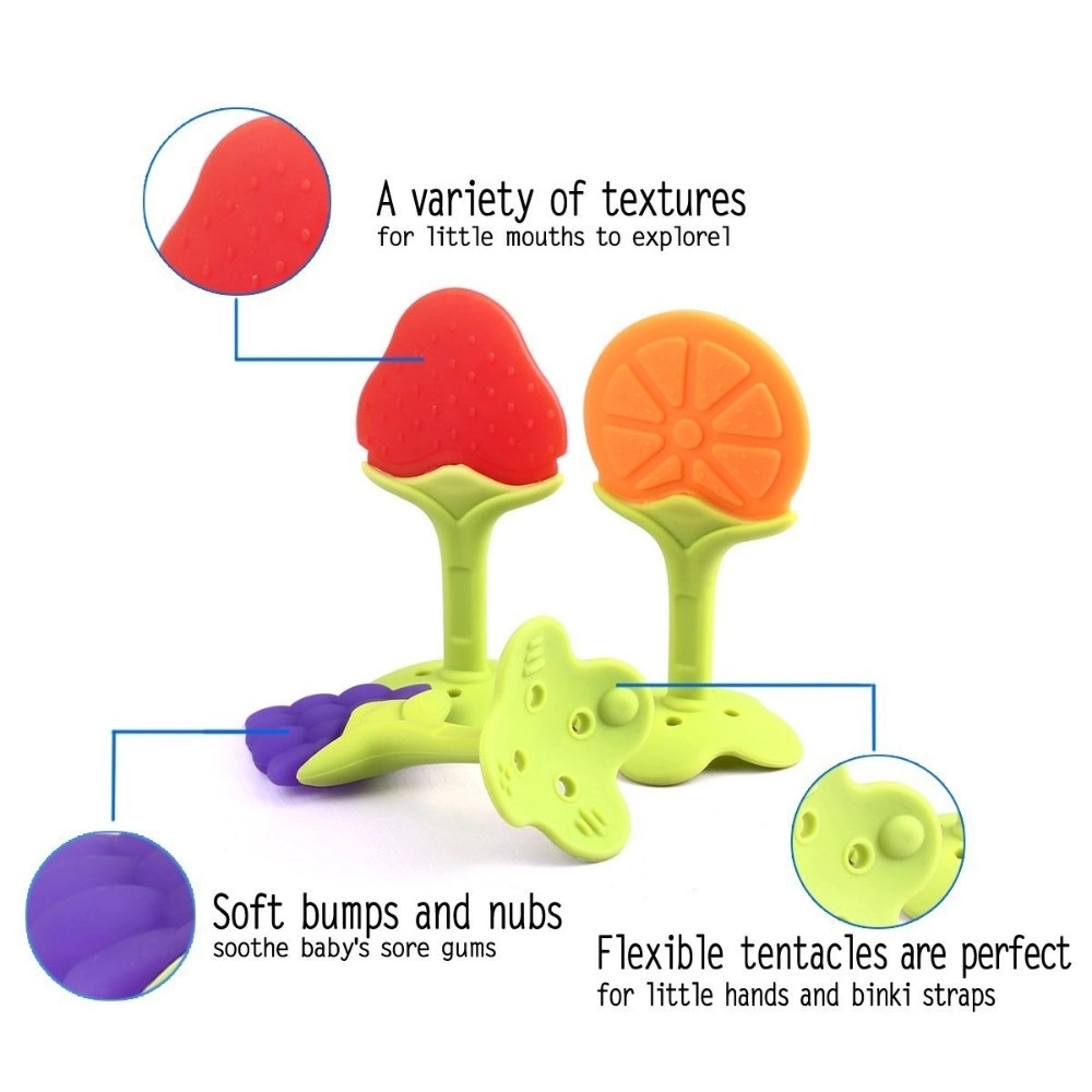 Baby Fruit Shaped Teething Toys 4