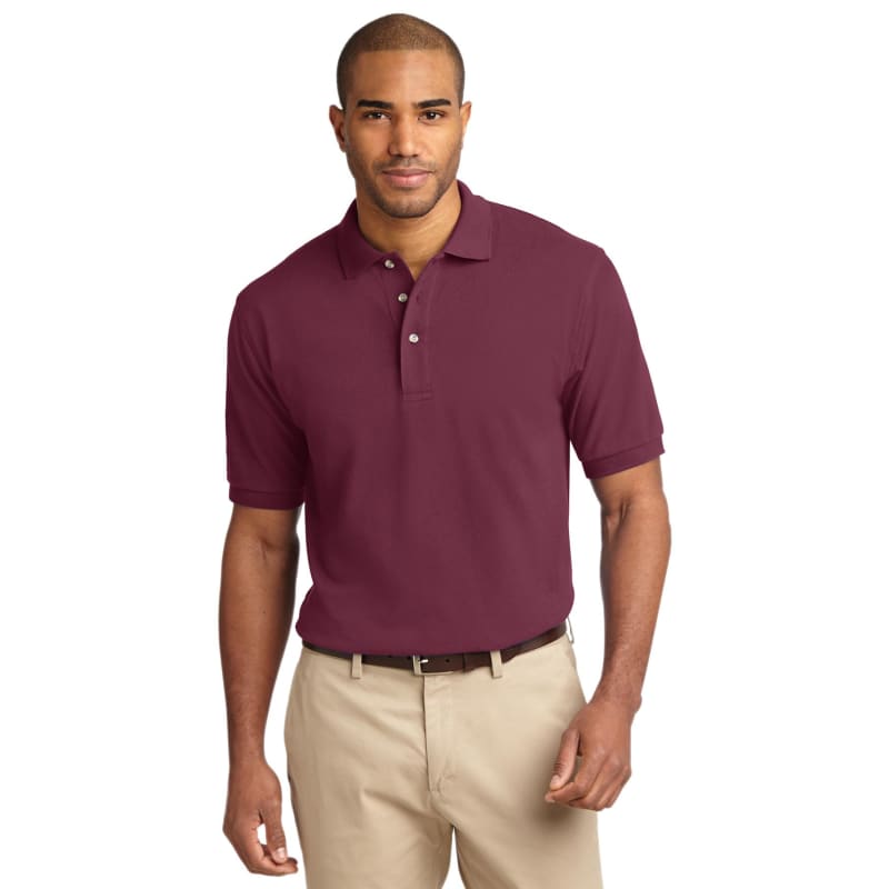 Port Authority Heavyweight Cotton Pique Polo. 79