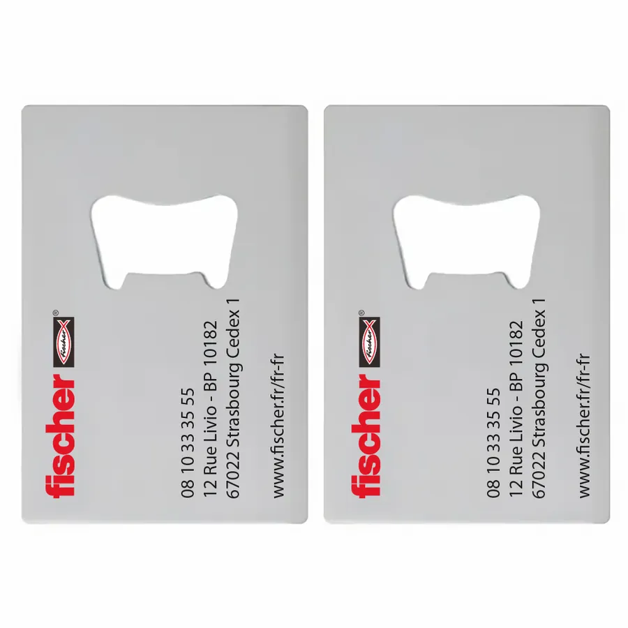 Color Filled Card Bottle Opener 2