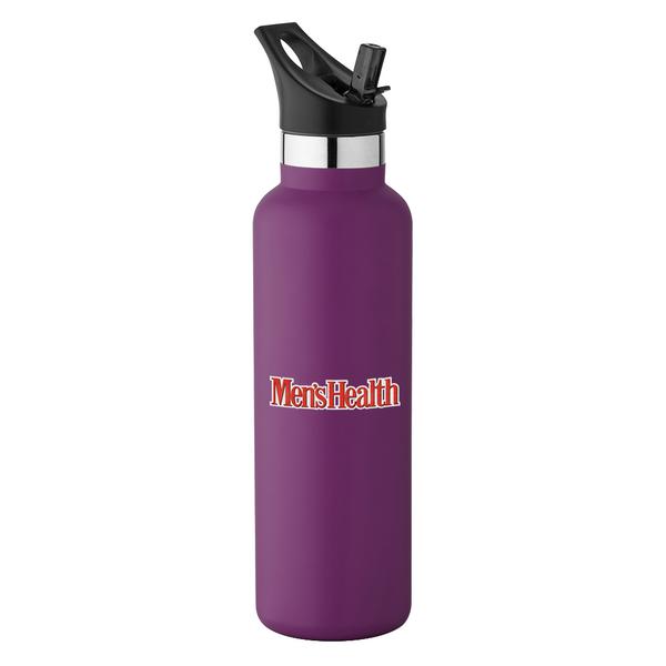 20 oz Basecamp Mesa Tundra Bottle with Screw Top and Flip-Top Straw Lid 75