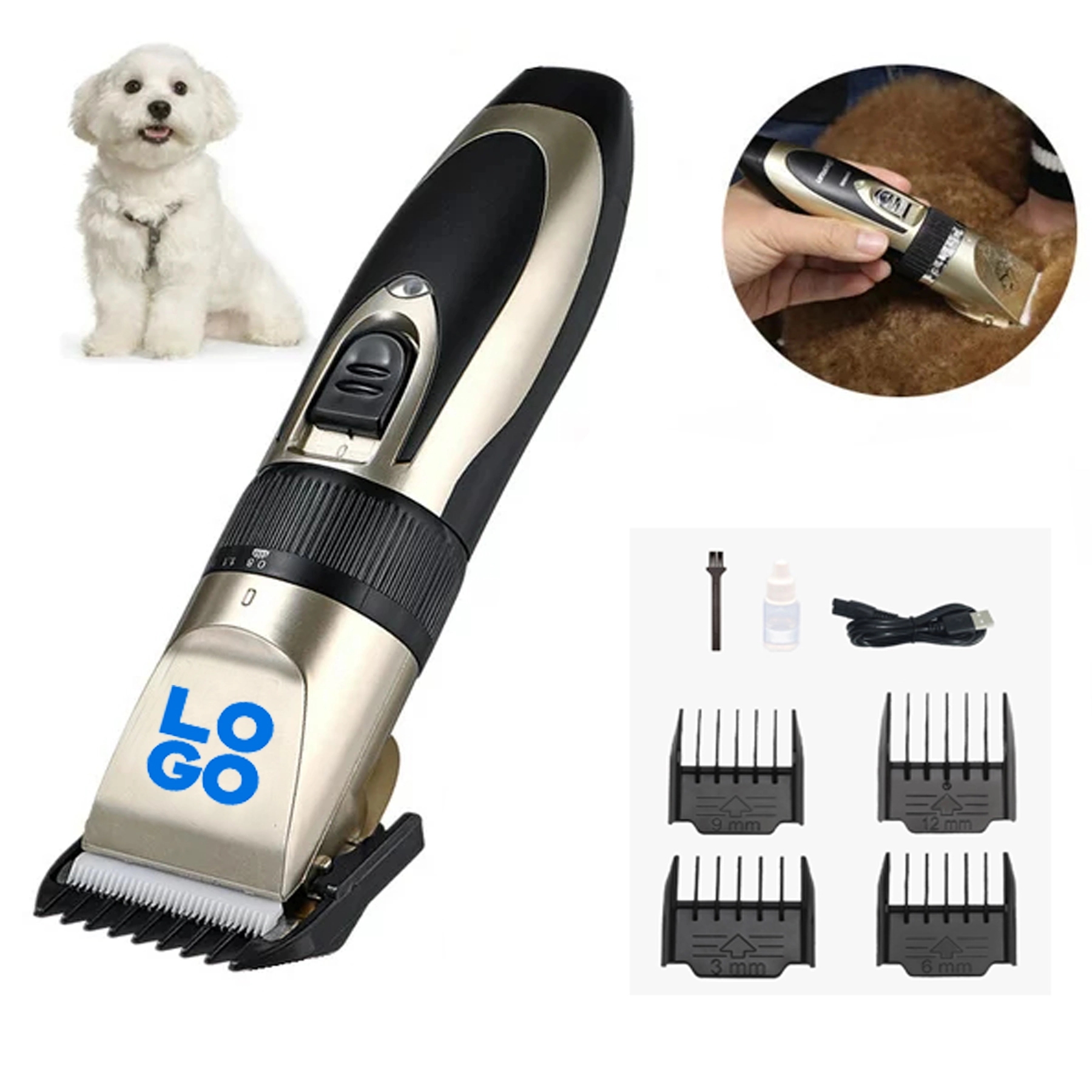 Rechargeable Cordless Electric Pet Shaver 1