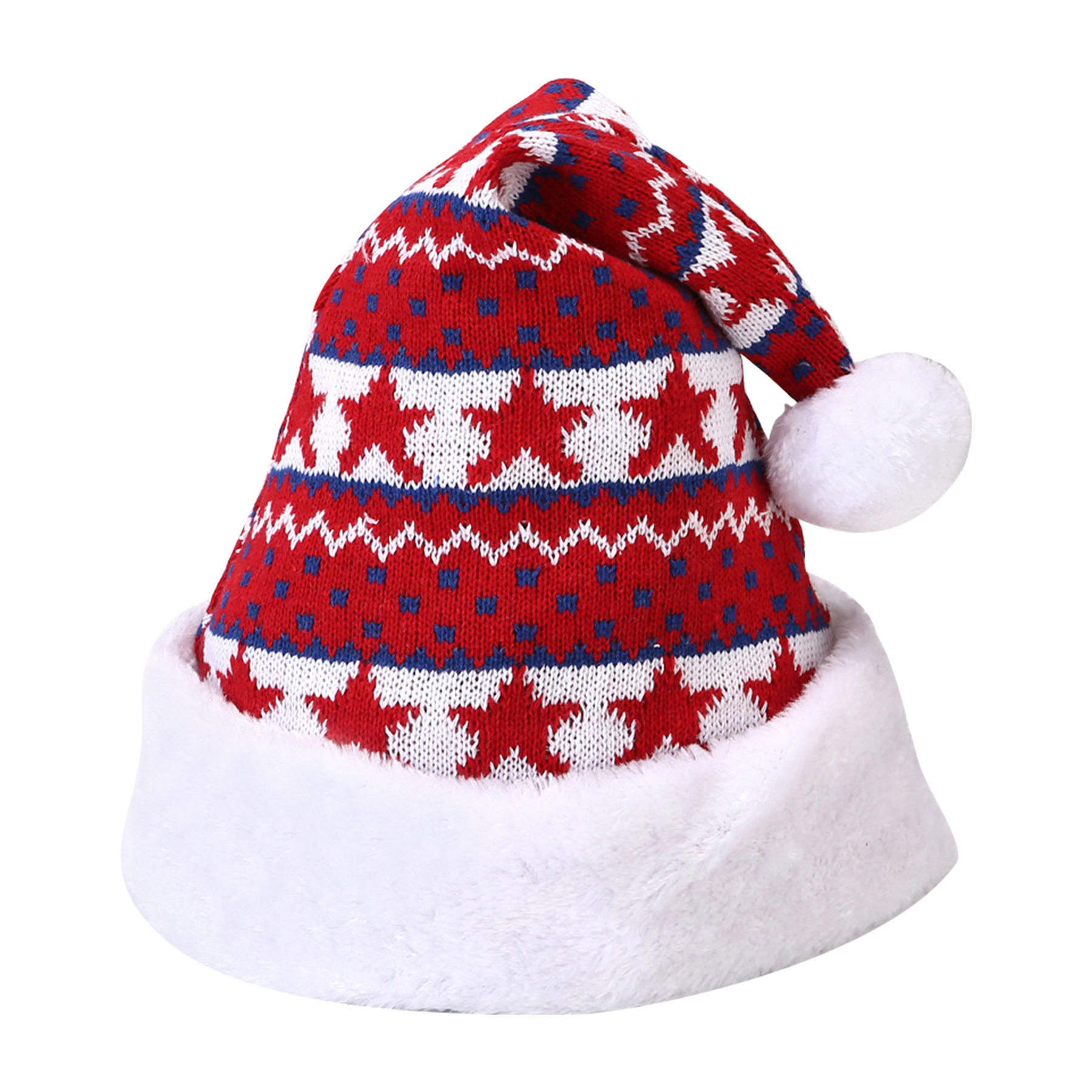 Acrylic Christmas Long Tail Beanie Hat 6