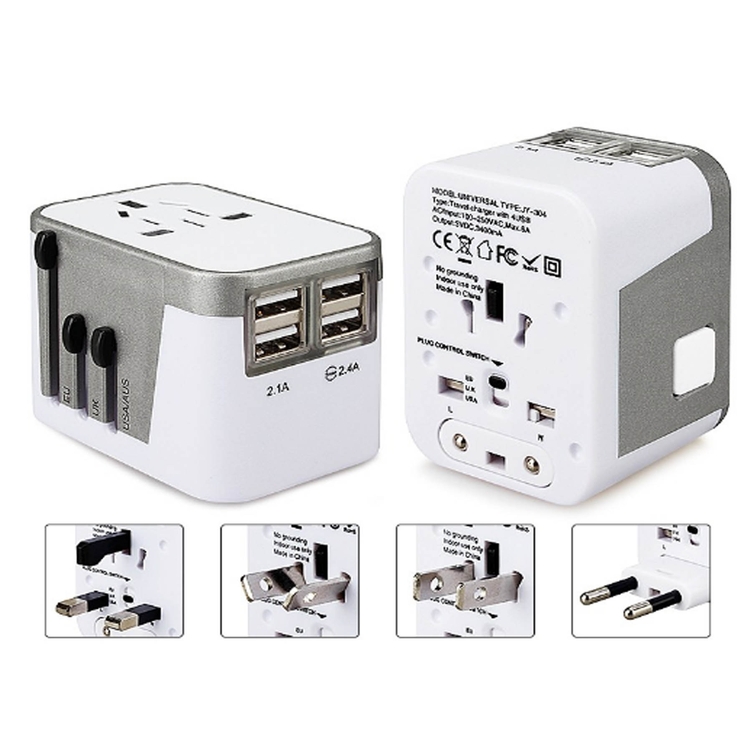 iBank ® Universal Travel Adapter, International Power Adapter 3