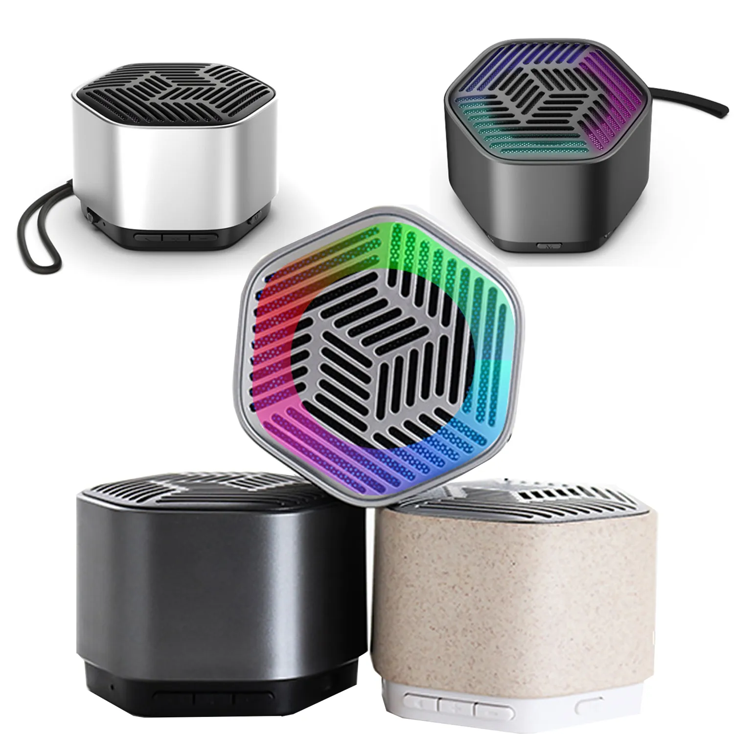 Mini portable wireless Bluetooth Cube 2