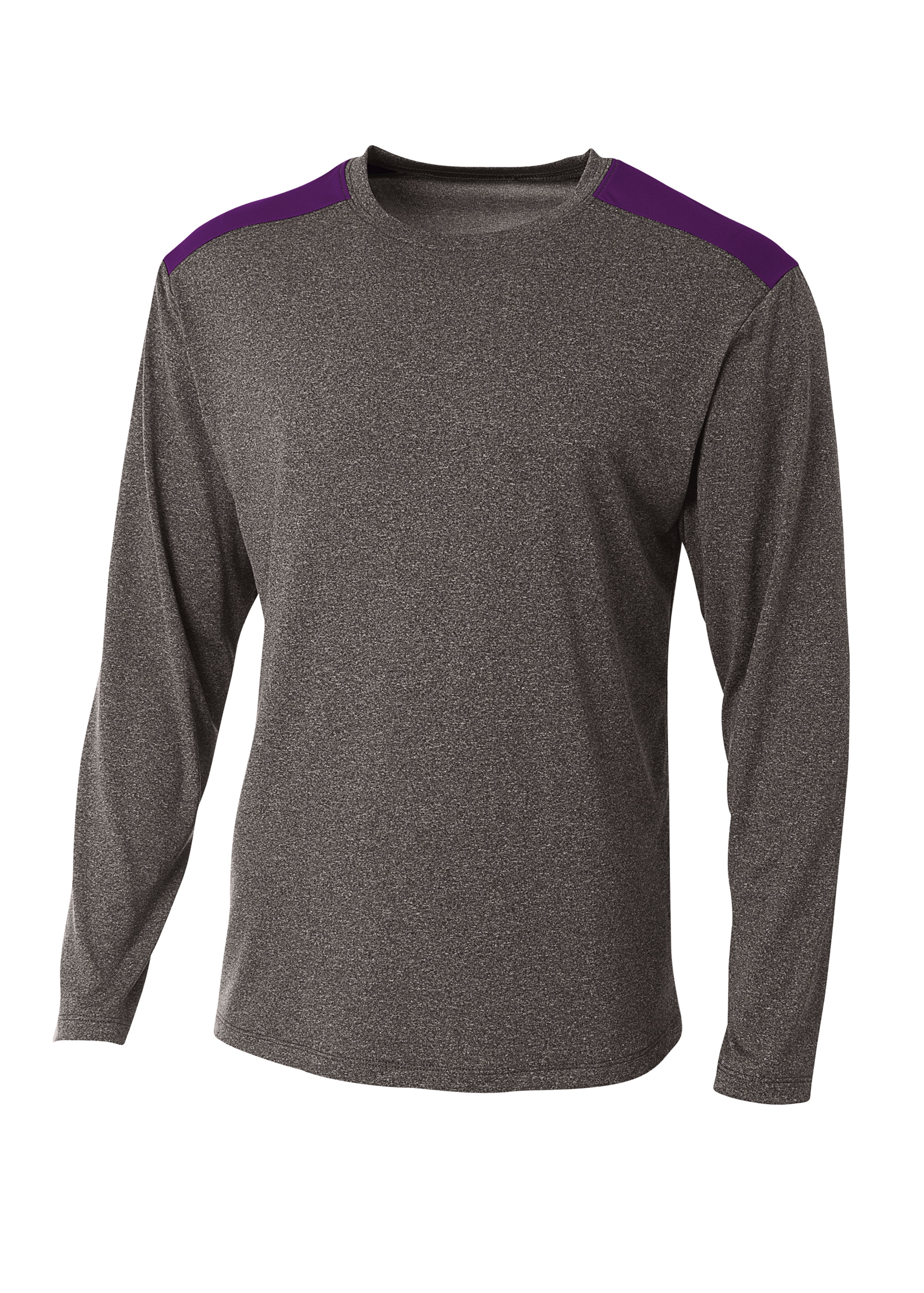 A4 Tourney Heather Long Sleeve Tee 4