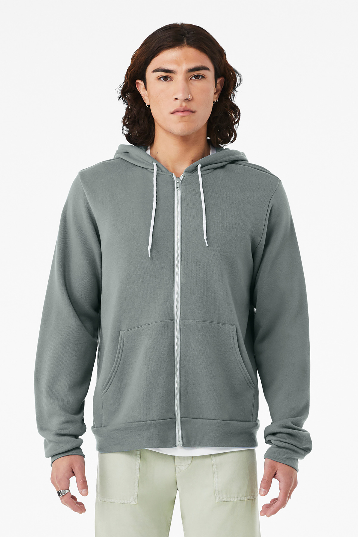 BELLA+CANVAS Unisex Sponge Fleece Full-Zip Hoodie. BC3739 62