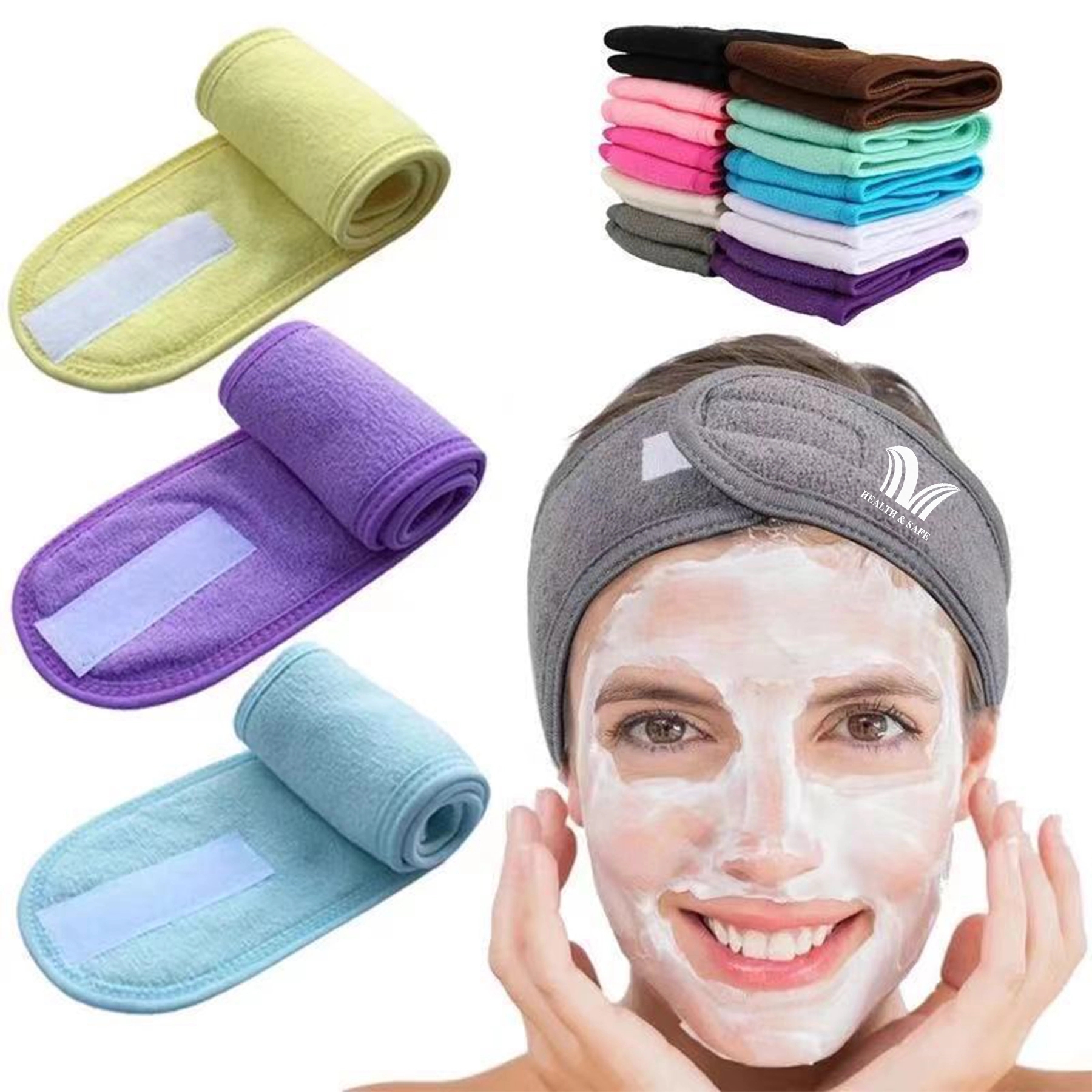 Adjustable Spa Facial Headband 6