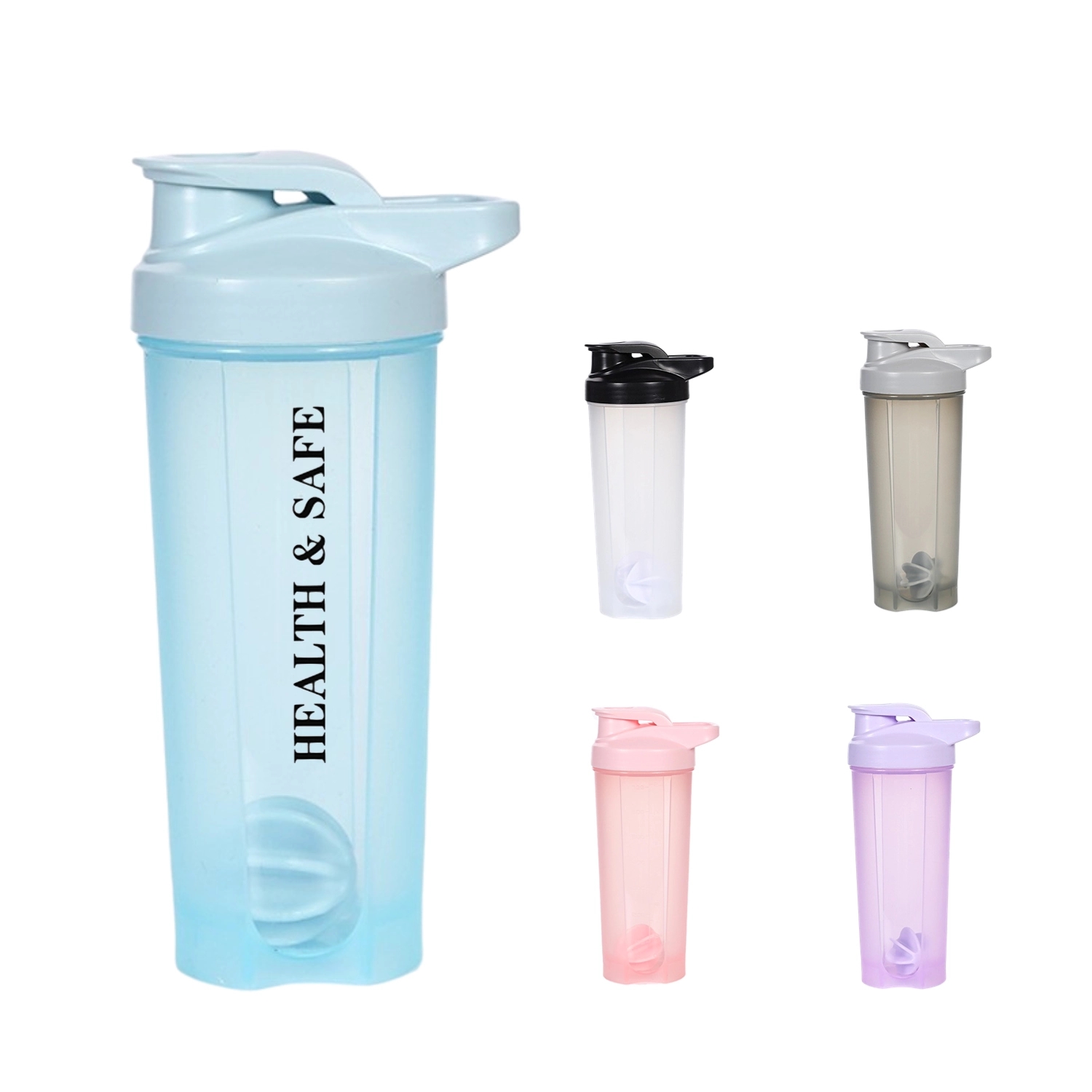 24oz Plastic Sports Shaker Bottle 2