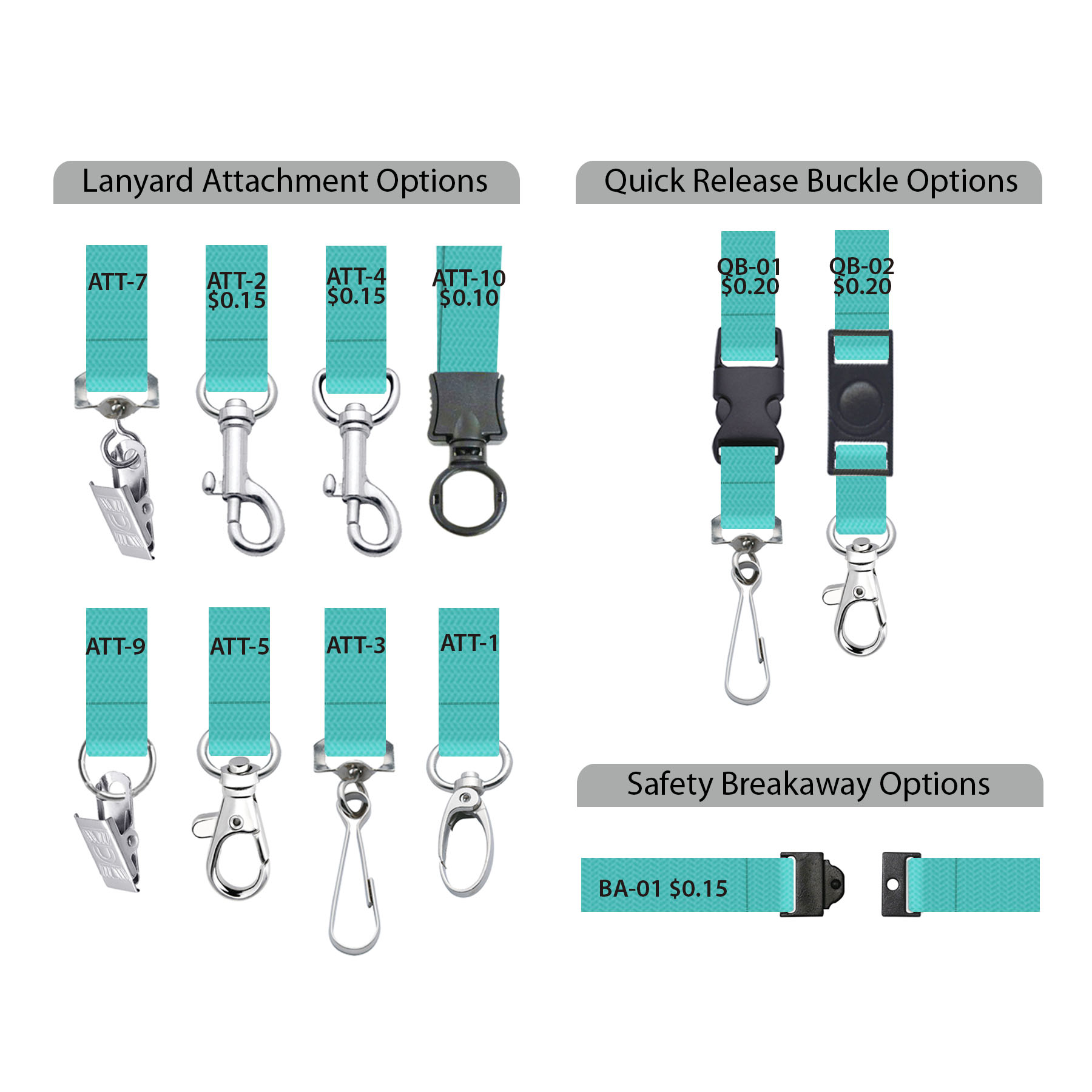 3/4"w x 18" long smooth Lanyard 3