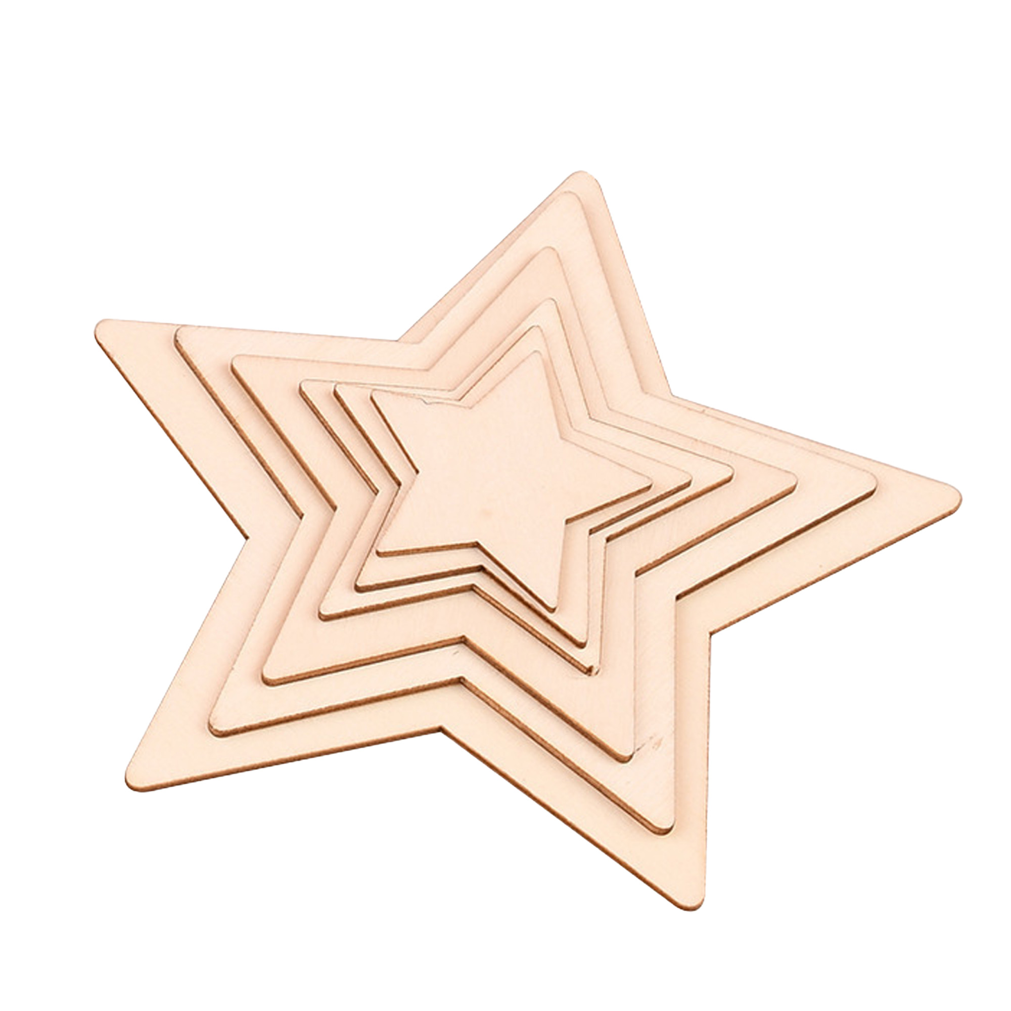 Customizable Wooden DIY Christmas Tree Festival Ornaments With Various Festive Shapes 5