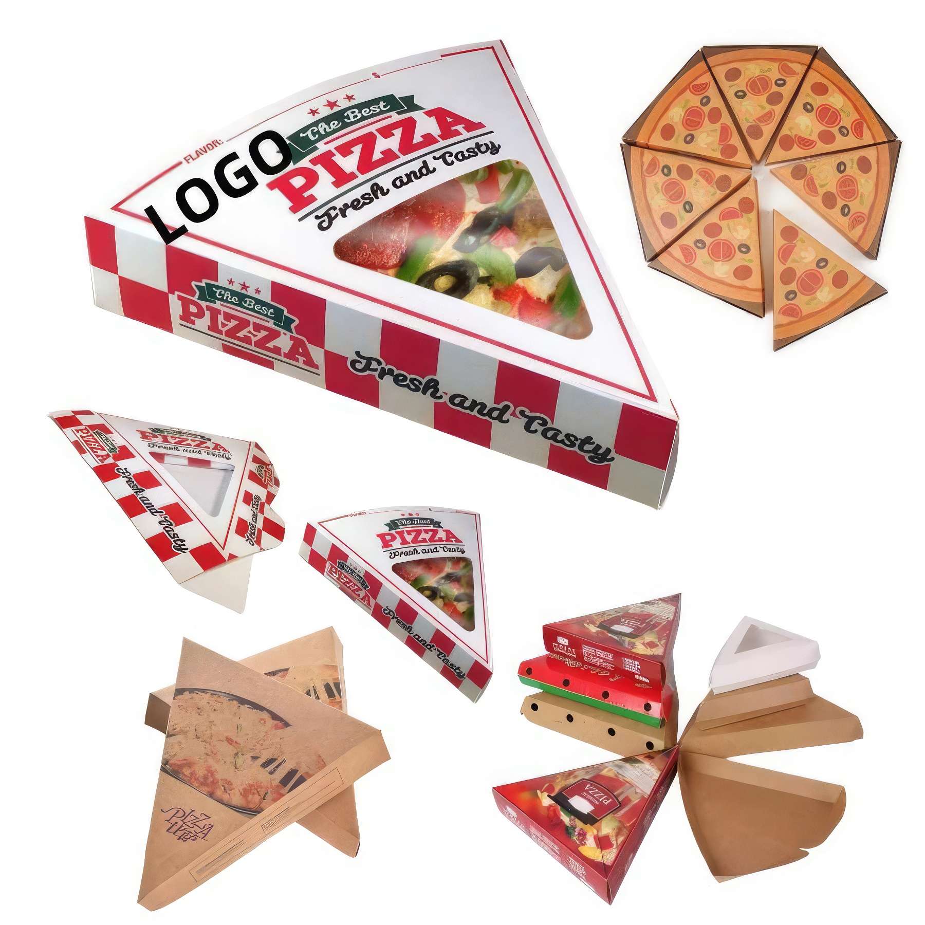 Custom Triangle Pizza Box 3
