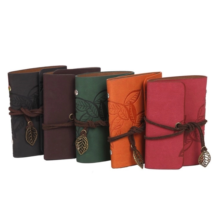 Retro Leather Business Card Holder Package 2