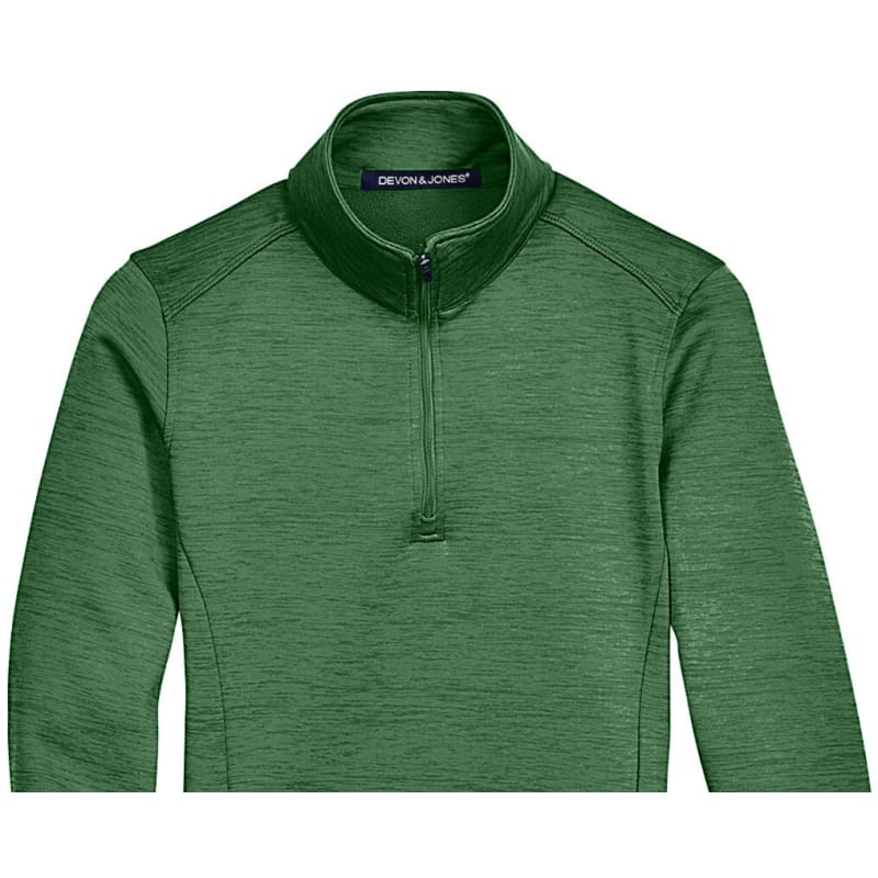 Devon & Jones Ladies' Newbury Mélange Fleece Quarter-Zip 24