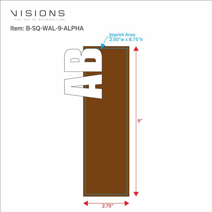 Square Walnut 37