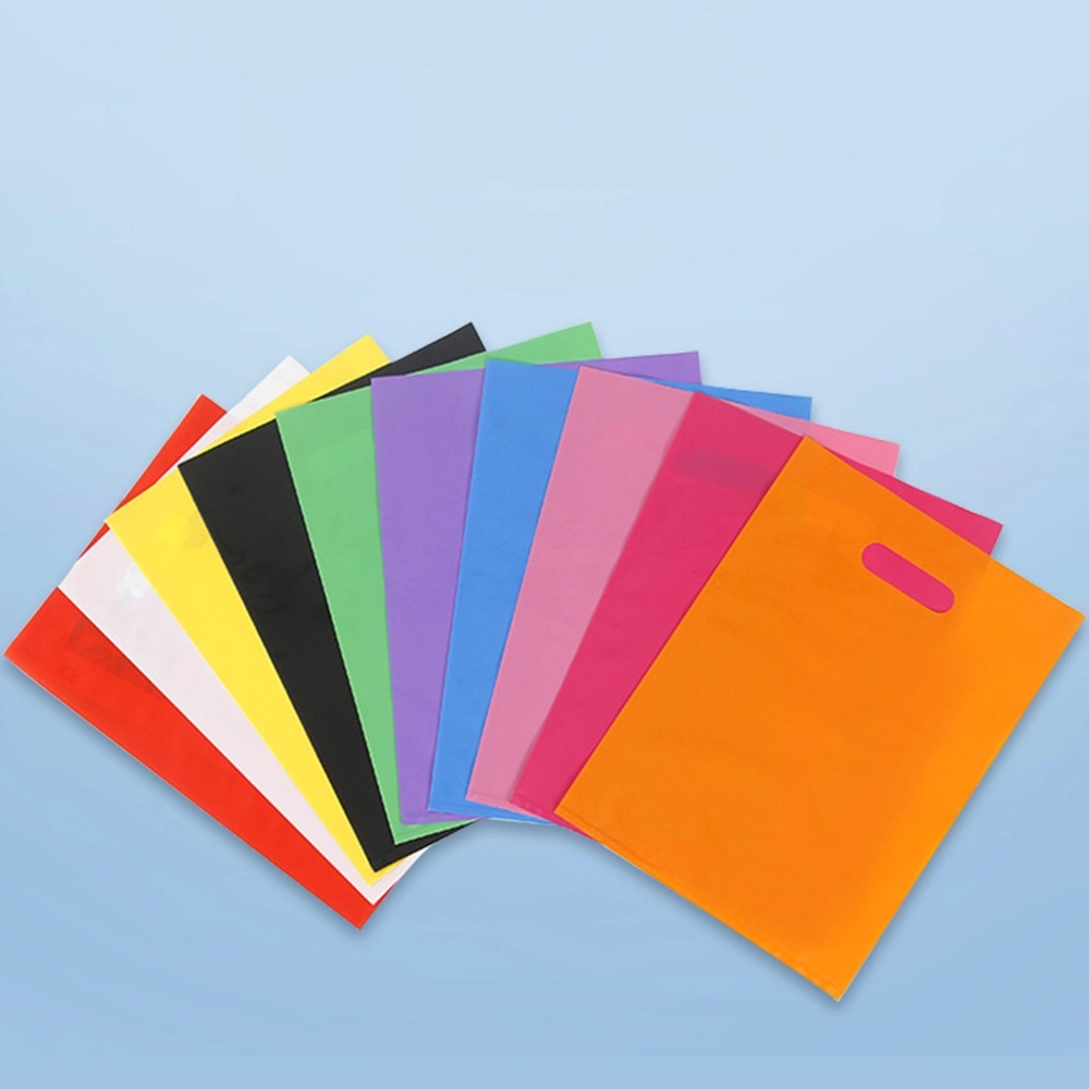 Die Cut Plastic Retail Merchandise Bag 4