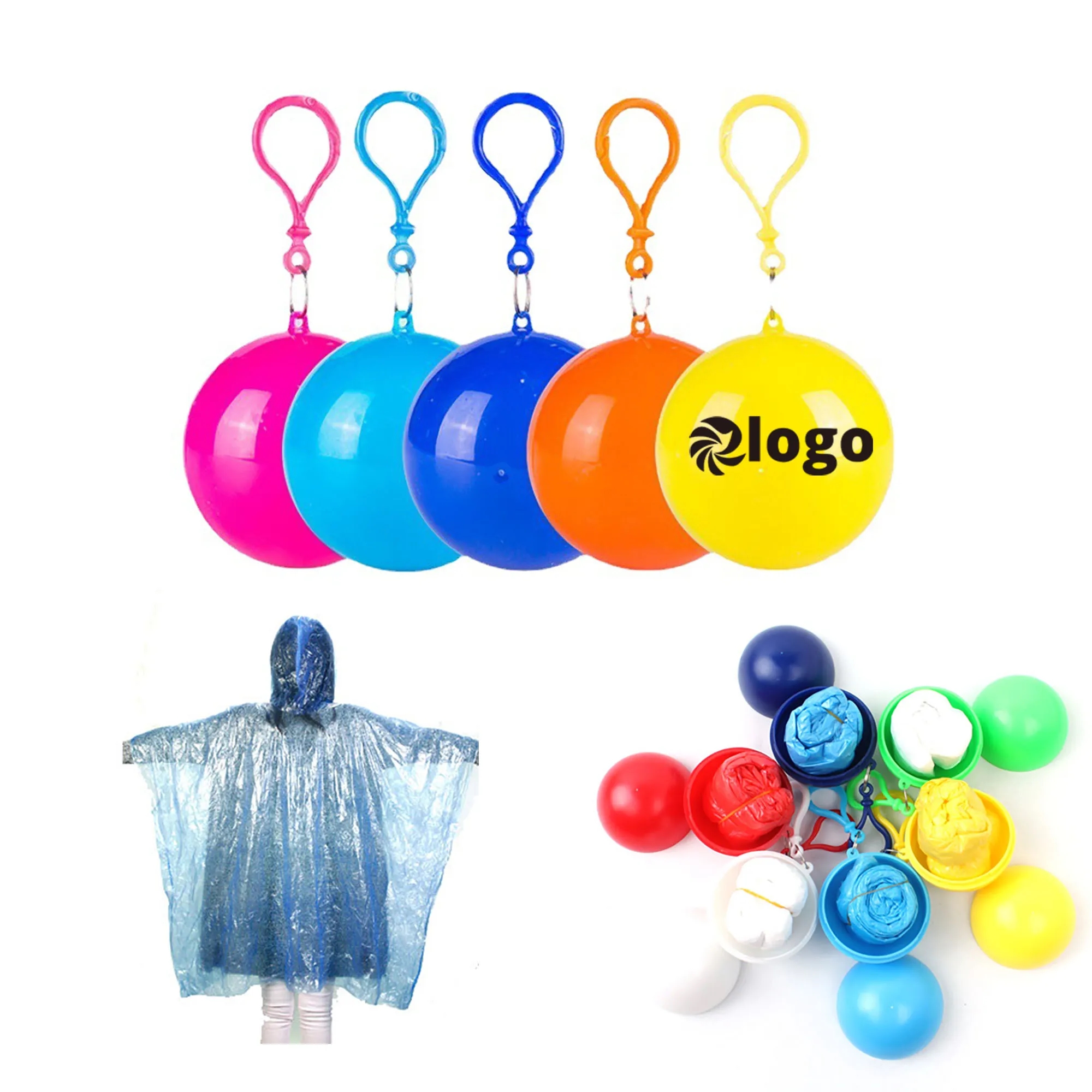 Portable Emergency Raincoat Ball 5