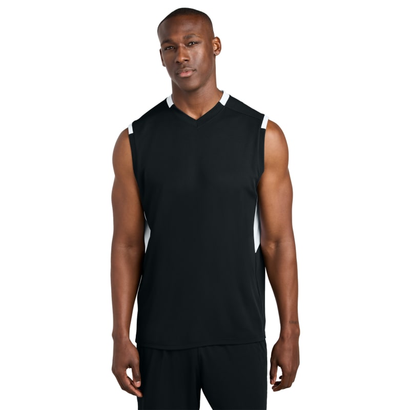 Sport-Tek Club Sleeveless V-Neck 26
