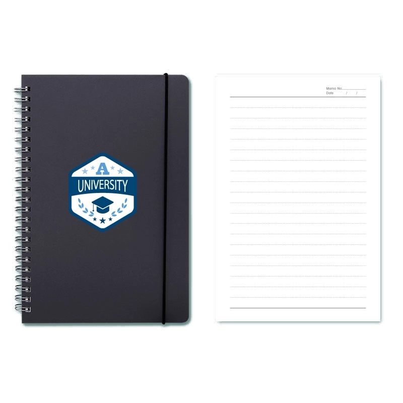 Hardcover Spiral Notebook Journal 2