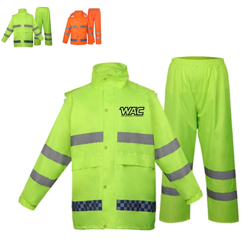 Reflective Raincoat with Pants 2