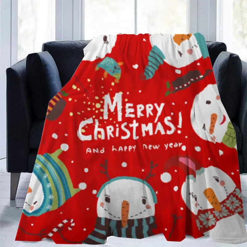 Christmas Thickened Warm Double-Sided Blanket 8