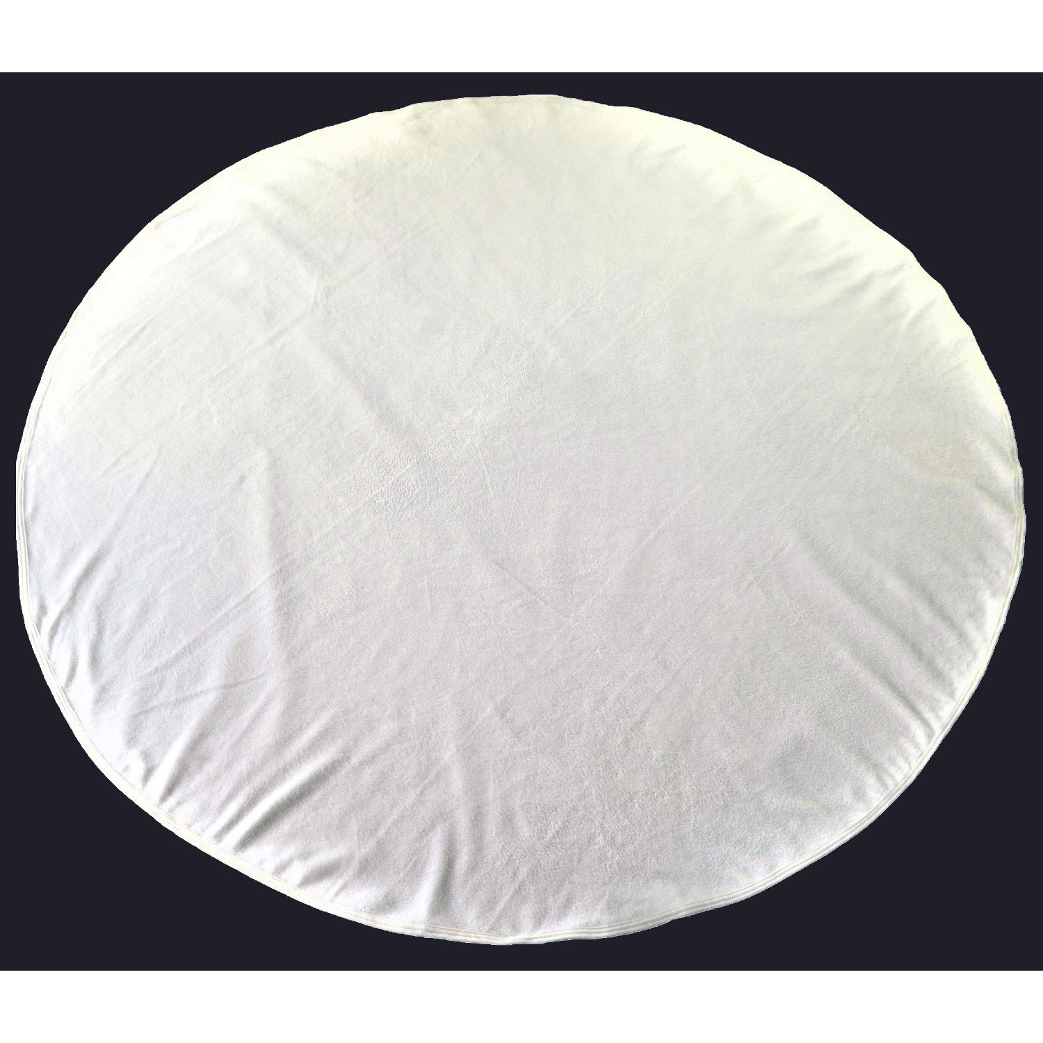 59" Round Premium Sublimated Silk Touch Velour Beach Towel 2