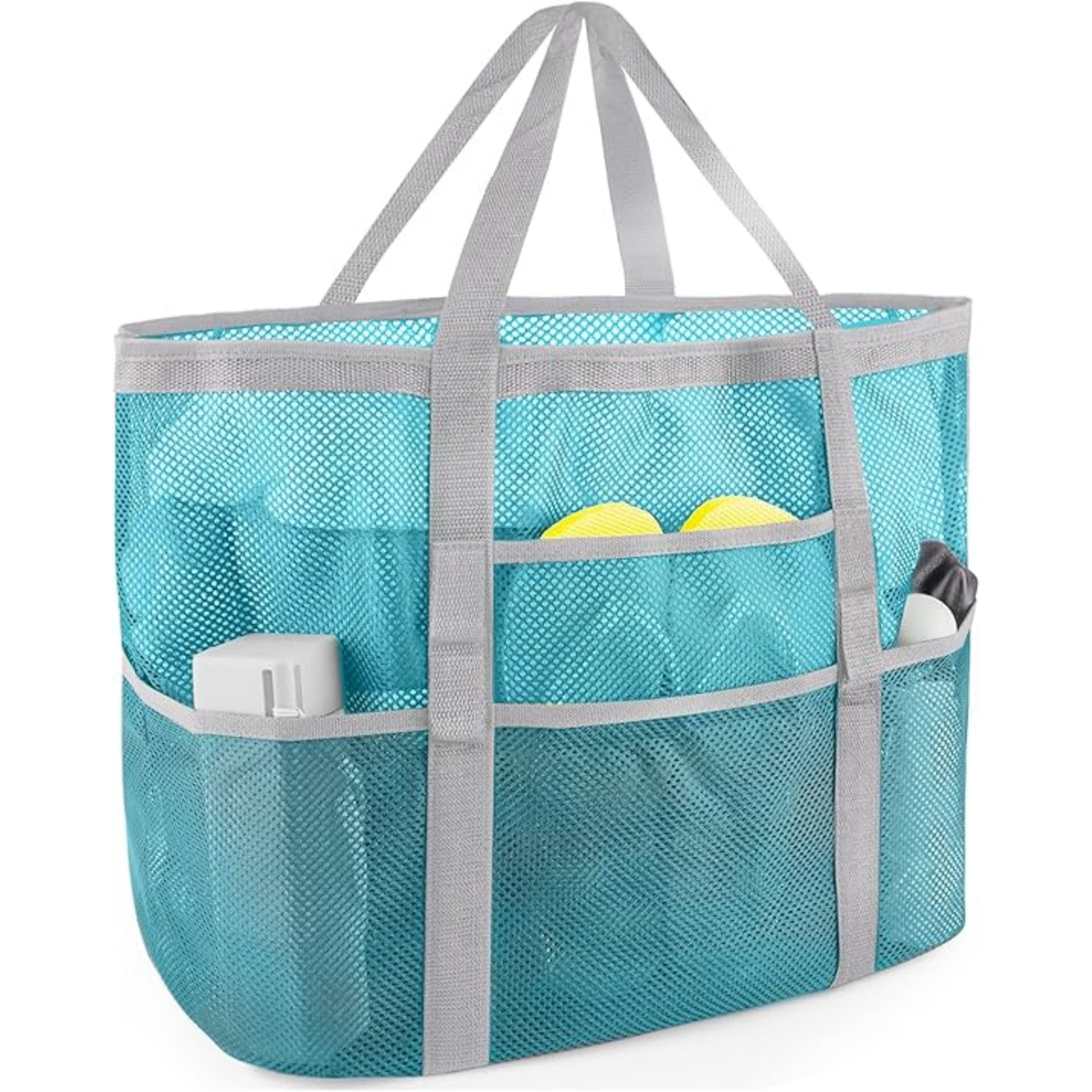 Mesh Beach Large Tote Bag 7