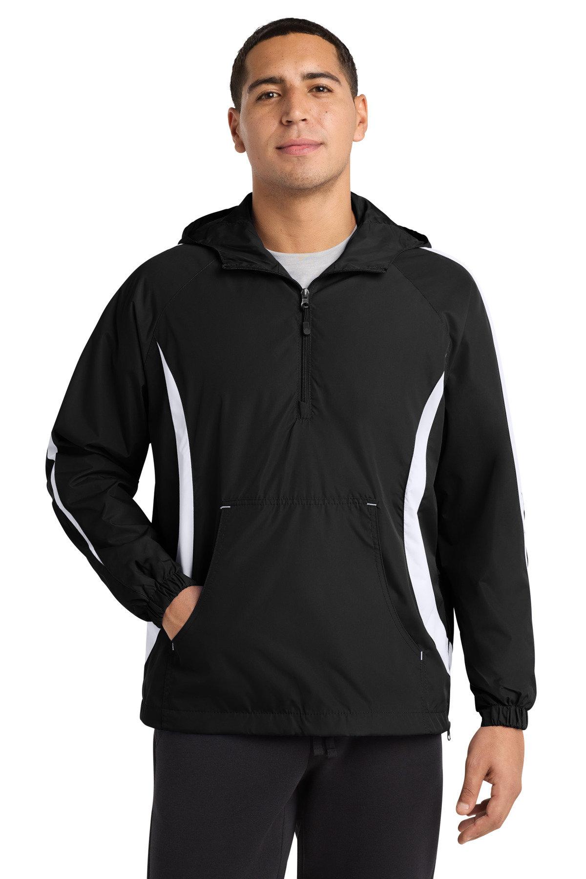 Sport-Tek Colorblock Raglan Anorak. JST63 6
