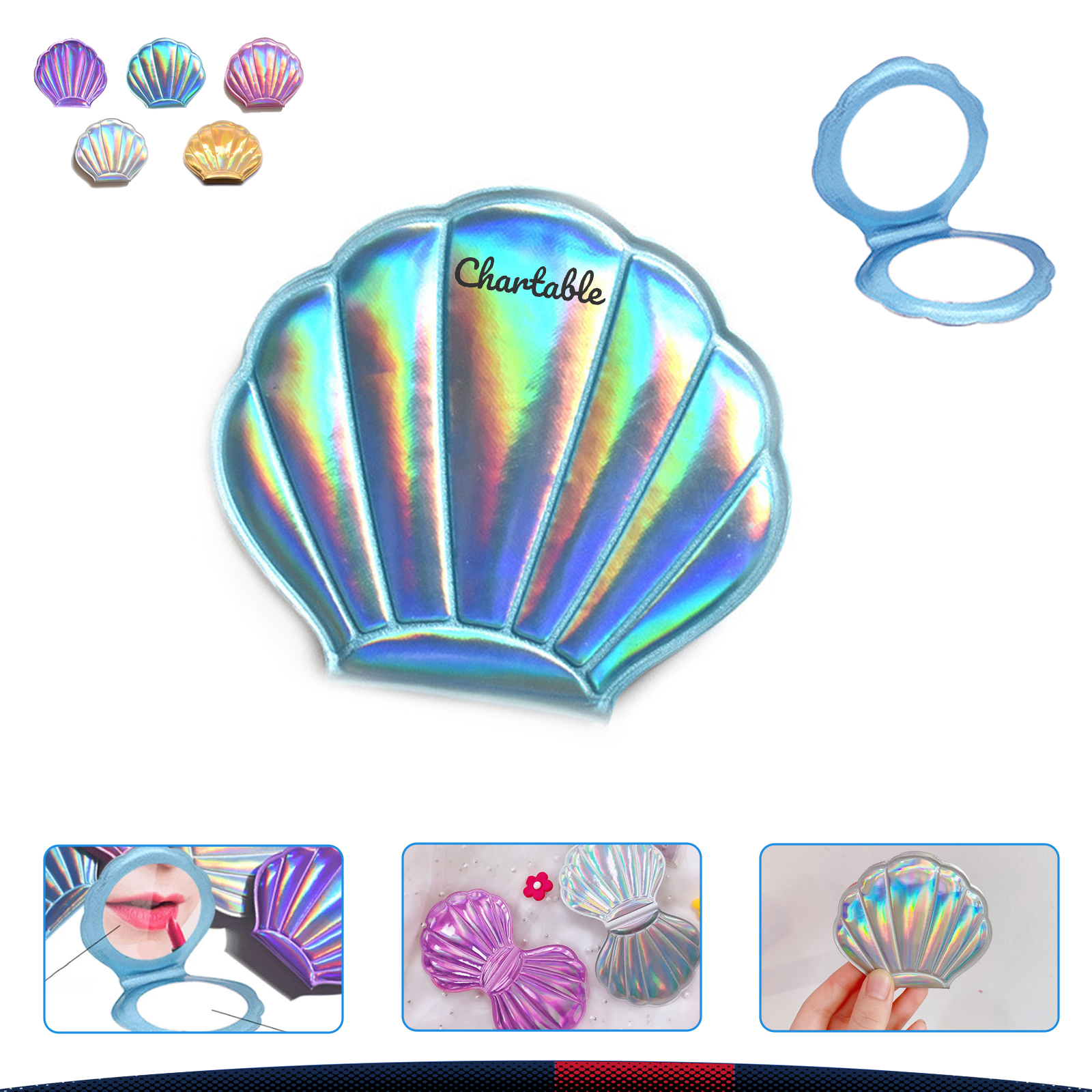Seashell Foldable Mirror 3